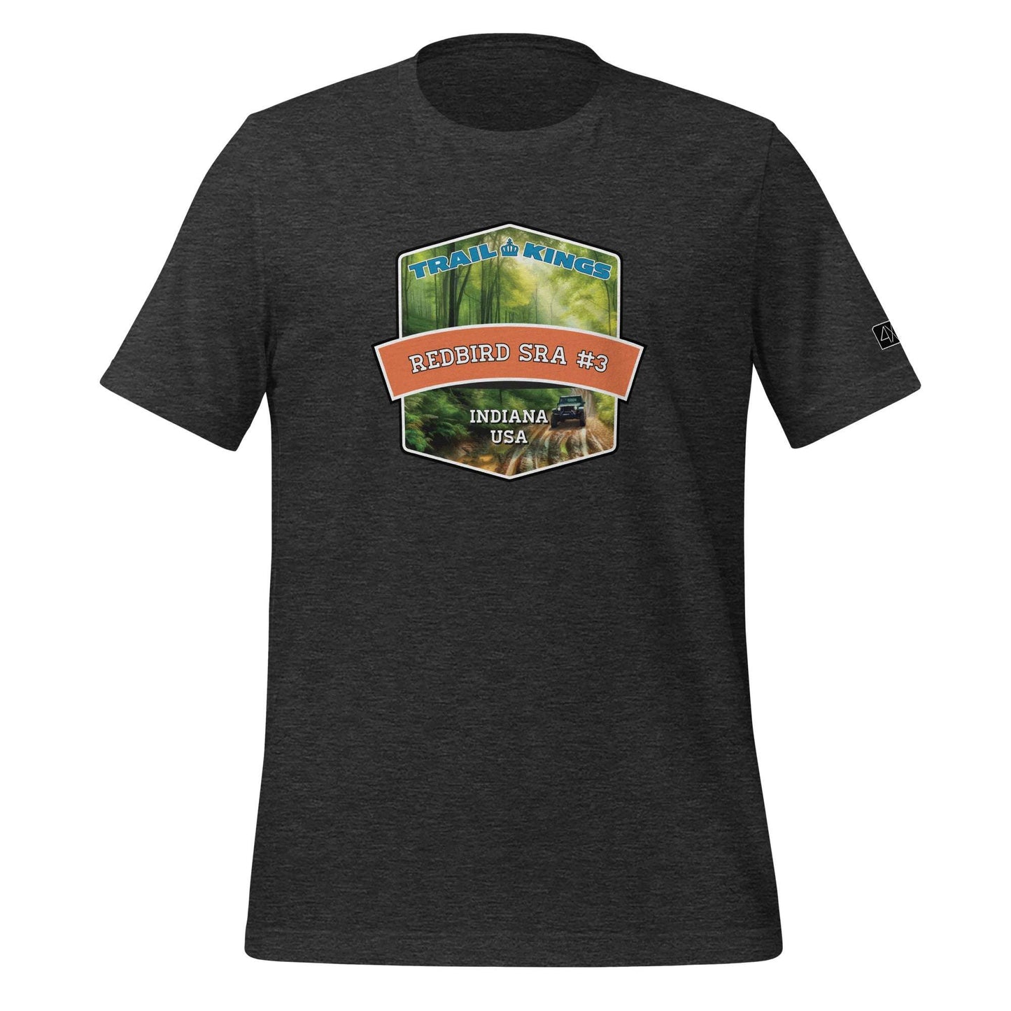 Trail Kings: Redbird SRA #3 - Unisex t-shirt  in  Dark Grey Heather / 3XL  -  4XOD