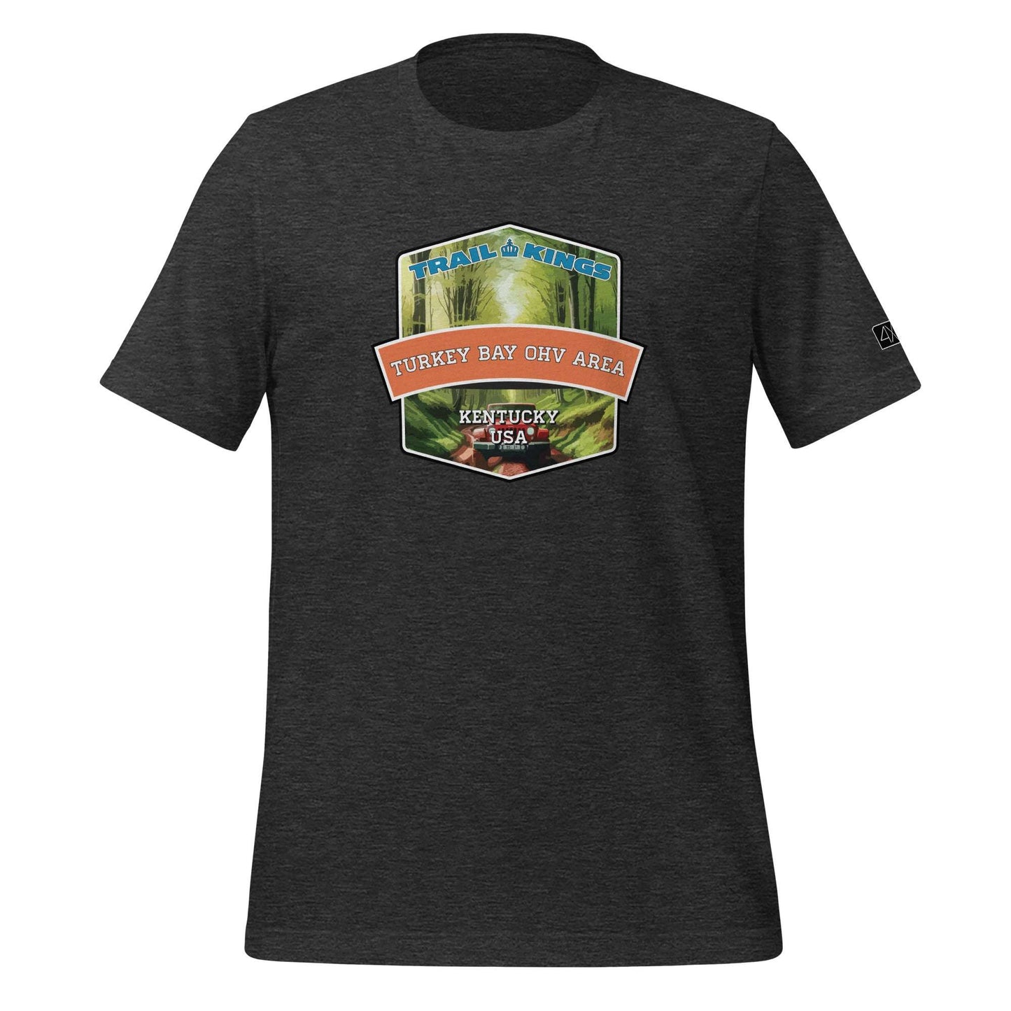 Trail Kings: Turkey Bay OHV Area - Unisex t-shirt  in  Dark Grey Heather / 3XL  -  4XOD