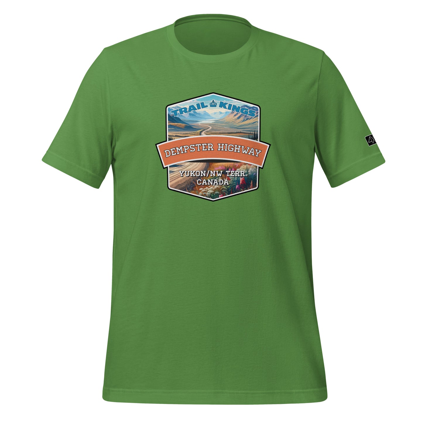 Trail Kings: Dempster Highway - Unisex t-shirt  in  Leaf / 3XL  -  4XOD