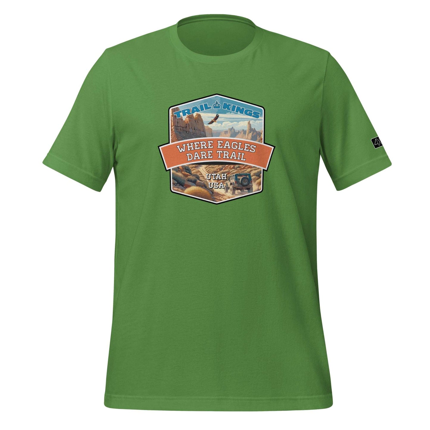 Trail Kings: Where Eagles Dare Trail - Unisex t-shirt  in  Leaf / 3XL  -  4XOD