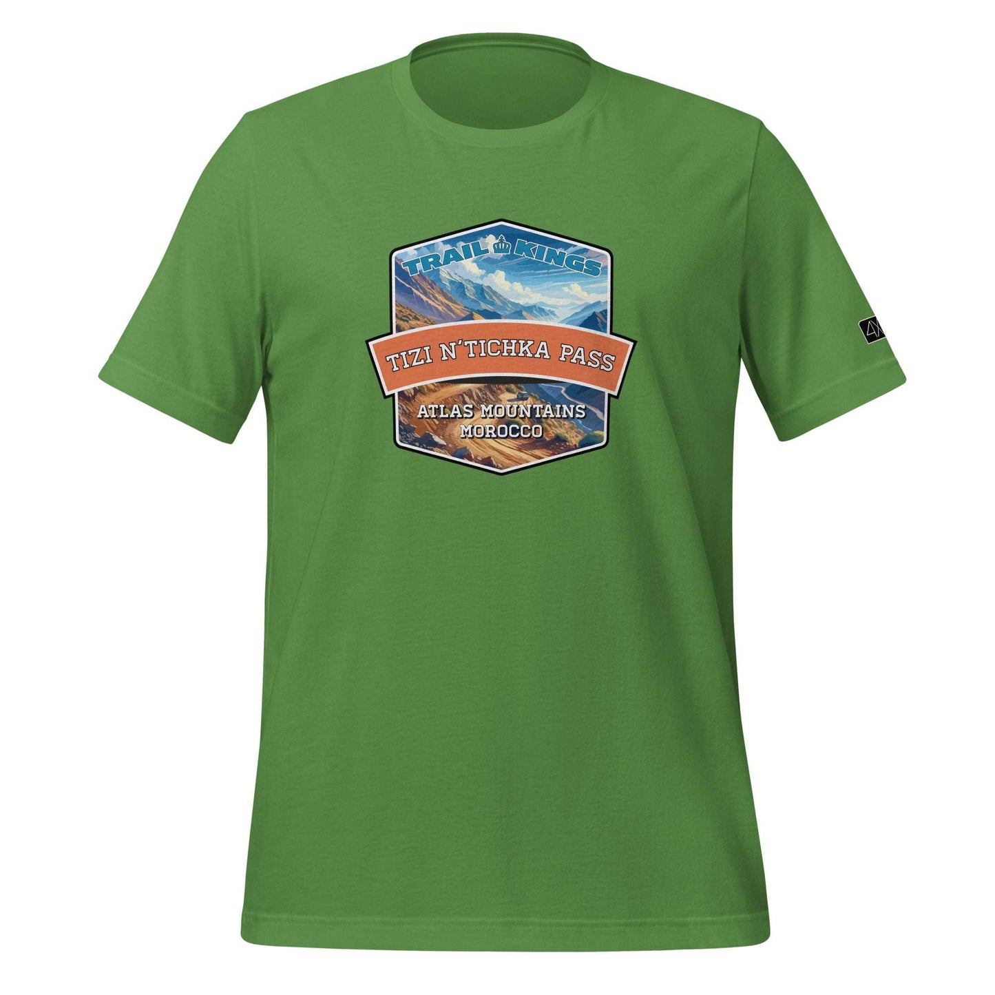 Trail Kings: Tizi n'Tichka Pass - Unisex t-shirt  in  Leaf / 3XL  -  4XOD