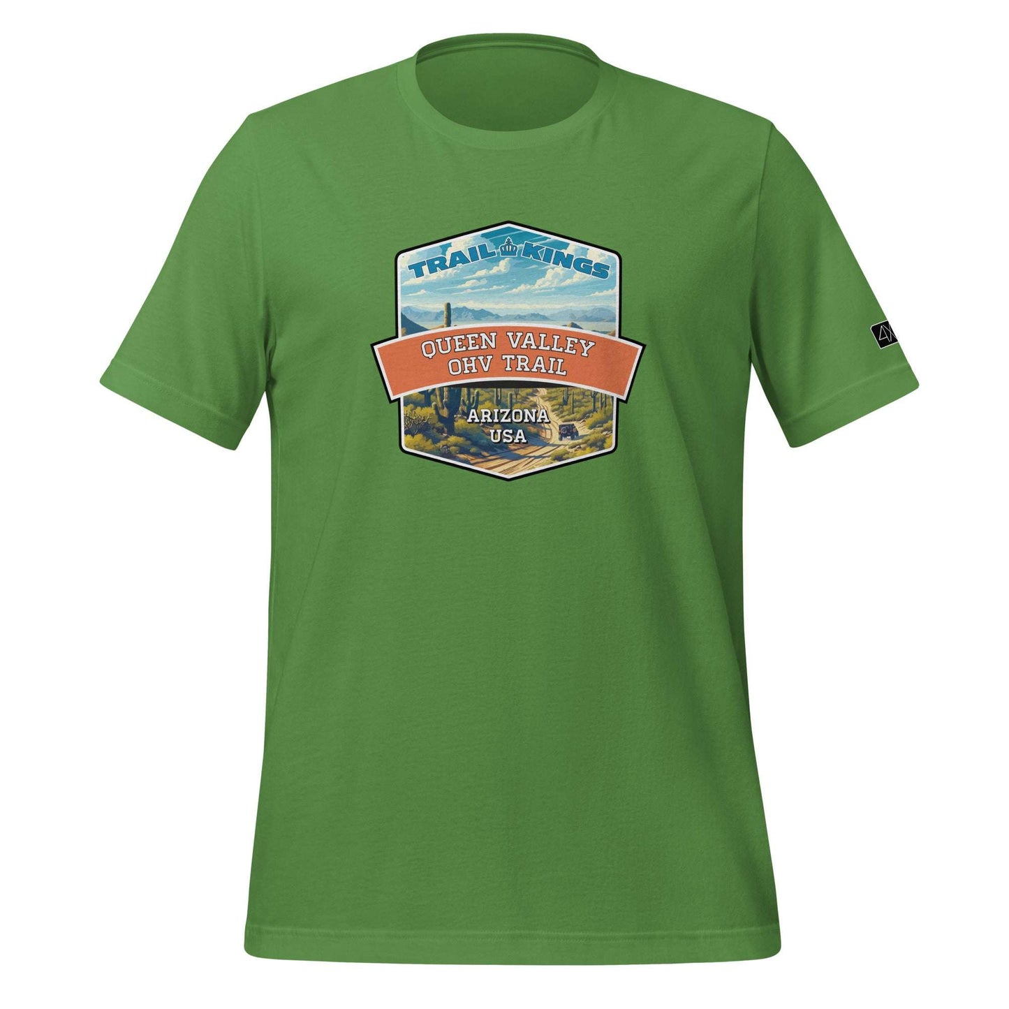 Trail Kings: Queen Valley OHV Trail - Unisex t-shirt  in  Leaf / 3XL  -  4XOD