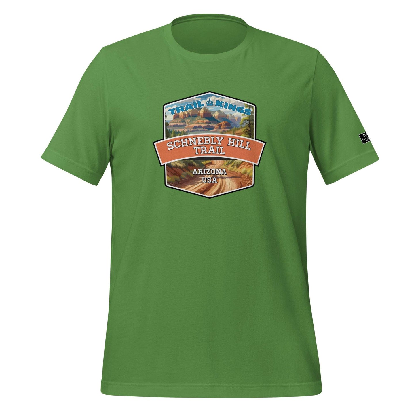 Trail Kings: Schnebly Hill Trail - Unisex t-shirt  in  Leaf / 3XL  -  4XOD