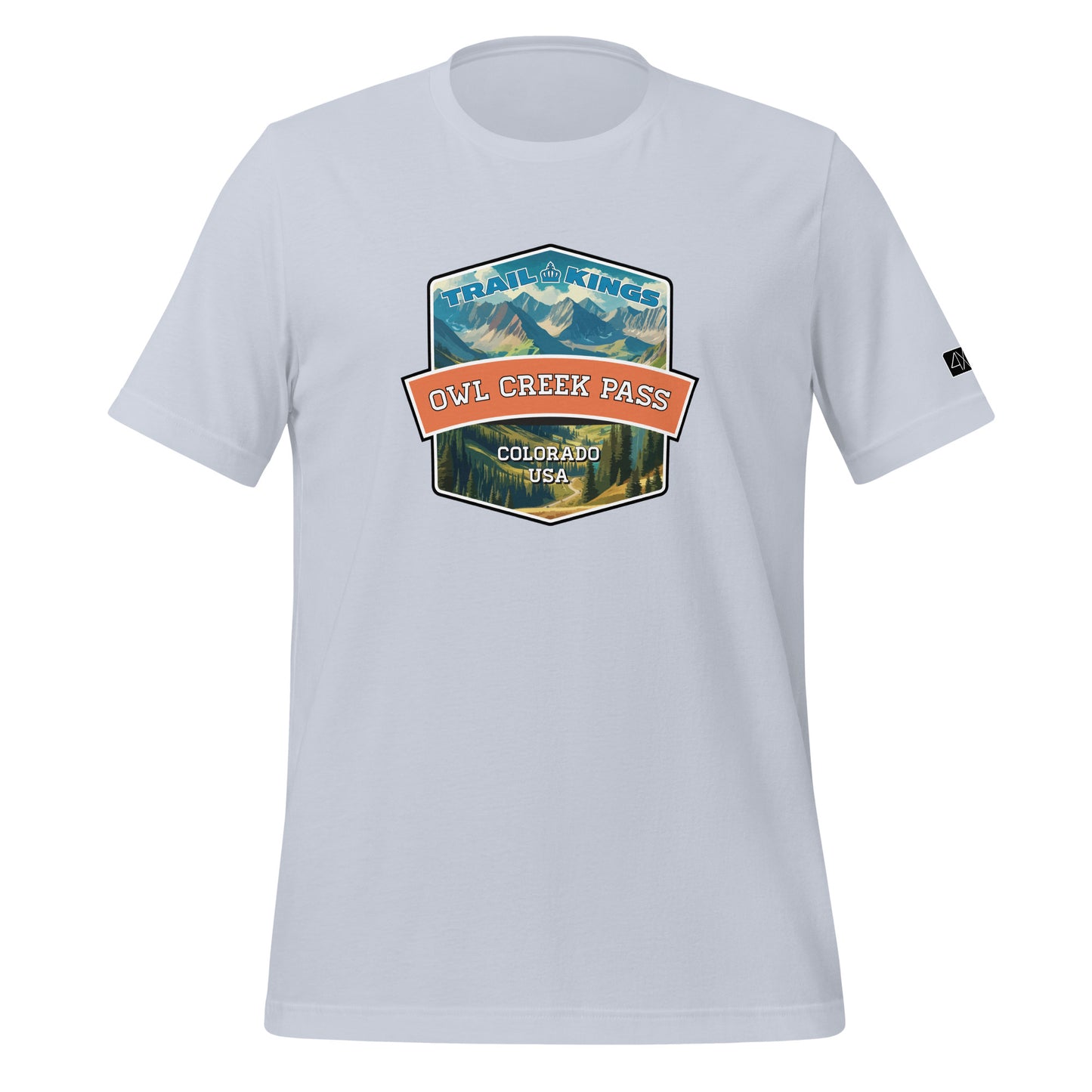 Trail Kings: Owl Creek Pass - Unisex t-shirt  in  Light Blue / 2XL  -  4XOD