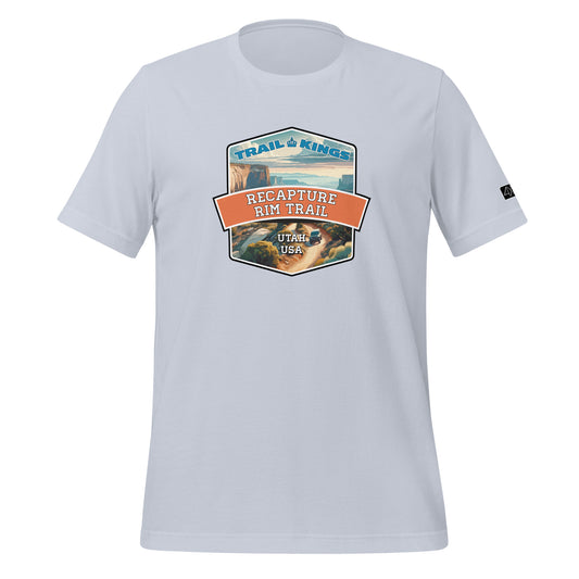 Trail Kings: Recapture Rim Trail - Unisex t-shirt  in  Light Blue / 2XL  -  4XOD