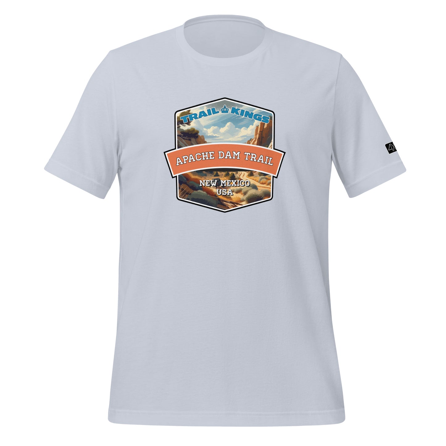 Trail Kings: Apache Dam Trail - Unisex t-shirt  in  Light Blue / 2XL  -  4XOD