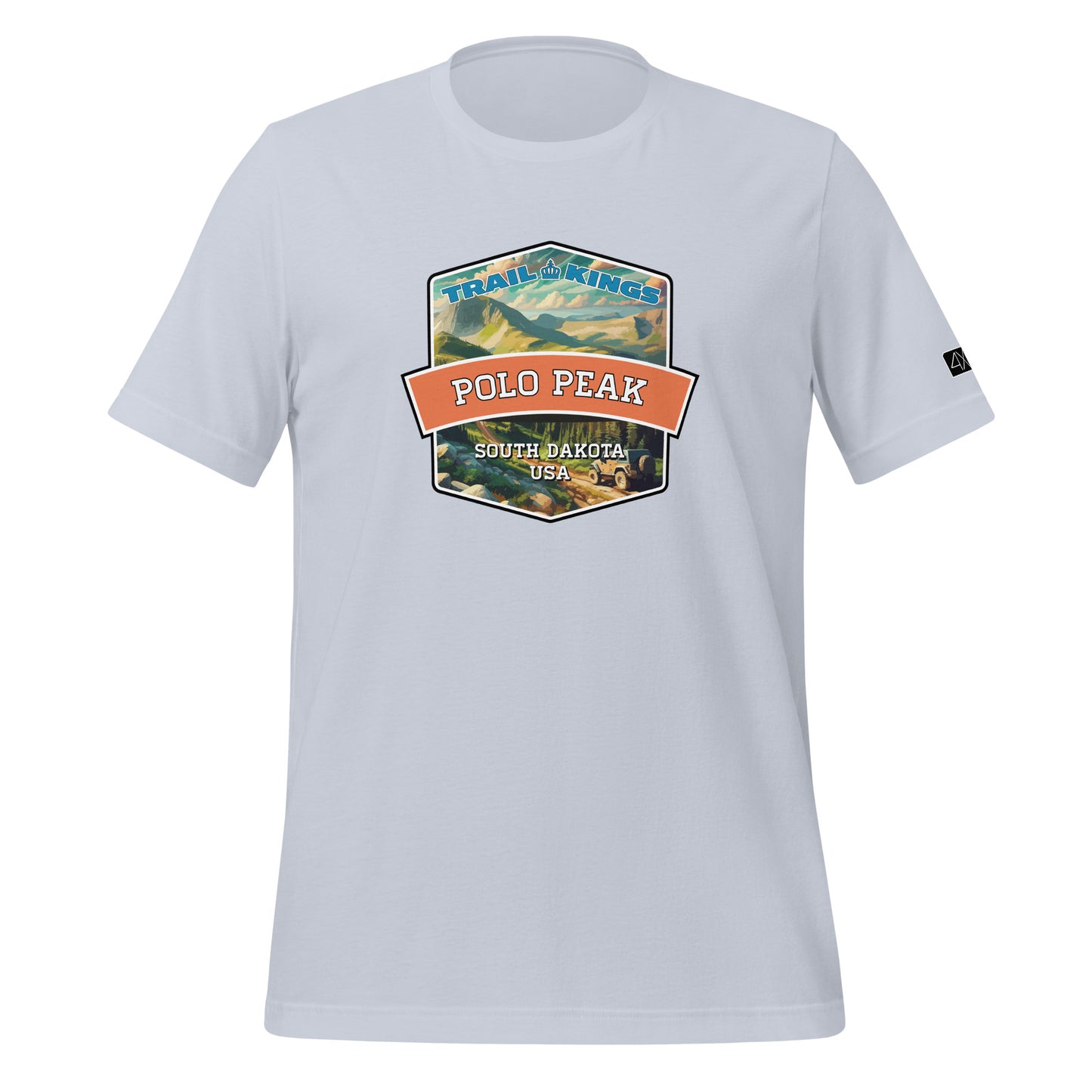 Trail Kings: Polo Peak - Unisex t-shirt  in  Light Blue / 2XL  -  4XOD