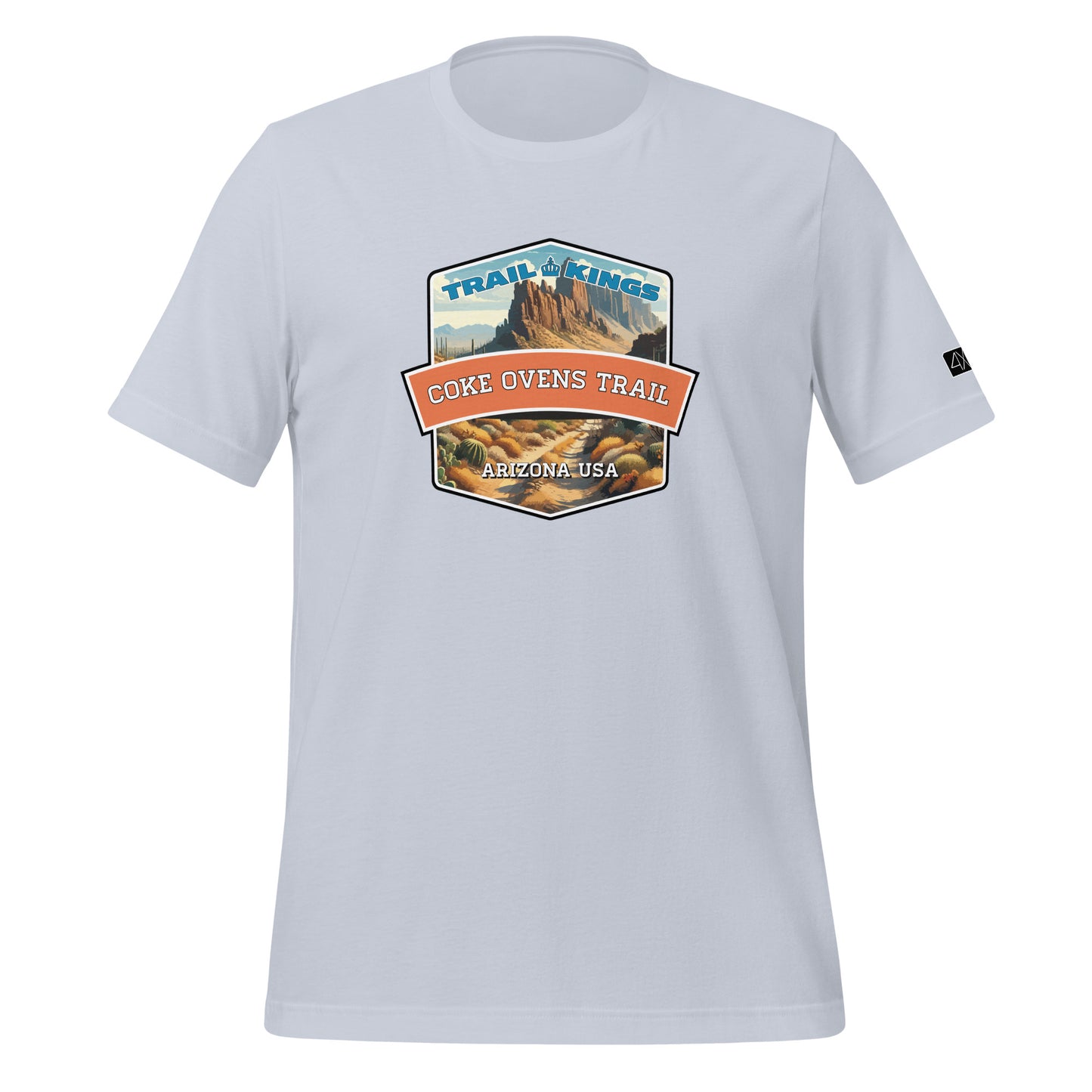 Trail Kings: Coke Ovens Trail - Unisex t-shirt  in  Light Blue / 2XL  -  4XOD: Gear Up, Stand Out - Adventure Awaits!