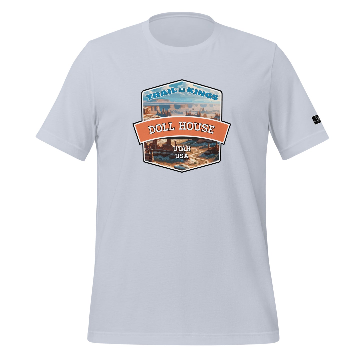 Trail Kings: Doll House - Unisex t-shirt  in  Light Blue / 2XL  -  4XOD: Gear Up, Stand Out - Adventure Awaits!