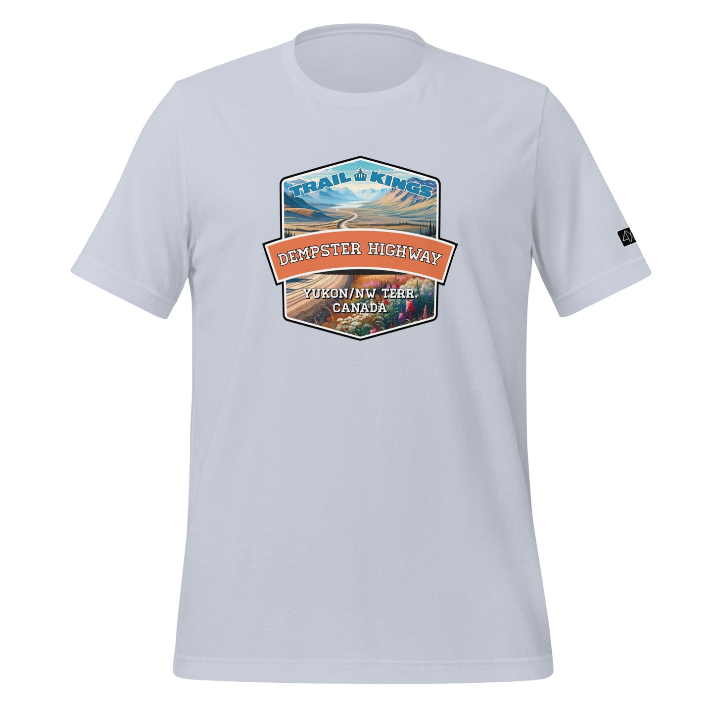 Trail Kings: Dempster Highway - Unisex t-shirt  in  Light Blue / 2XL  -  4XOD