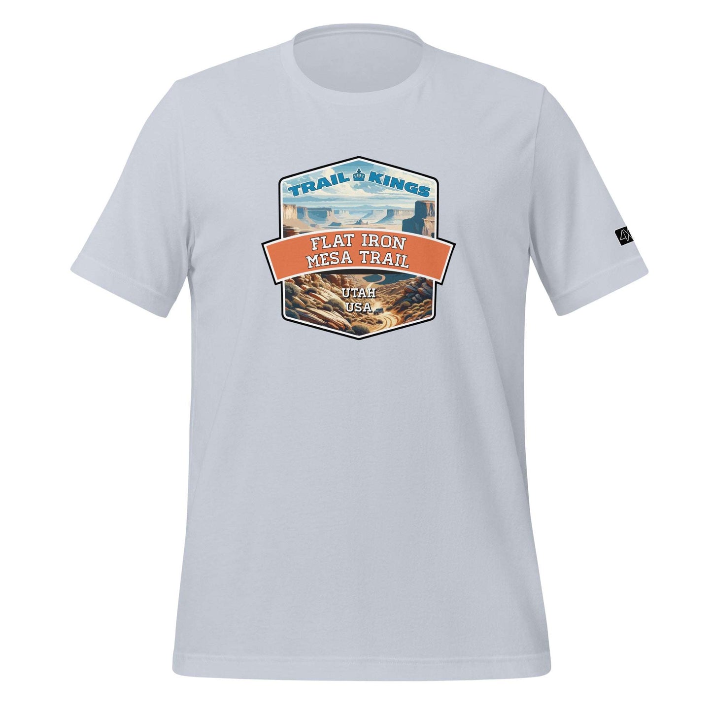 Trail Kings: Flat Iron Mesa Trail - Unisex t-shirt  in  Light Blue / 2XL  -  4XOD