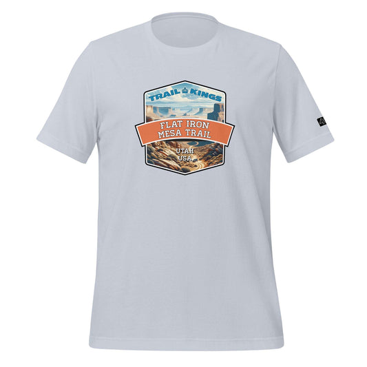 Trail Kings: Flat Iron Mesa Trail - Unisex t-shirt  in  Light Blue / 2XL  -  4XOD