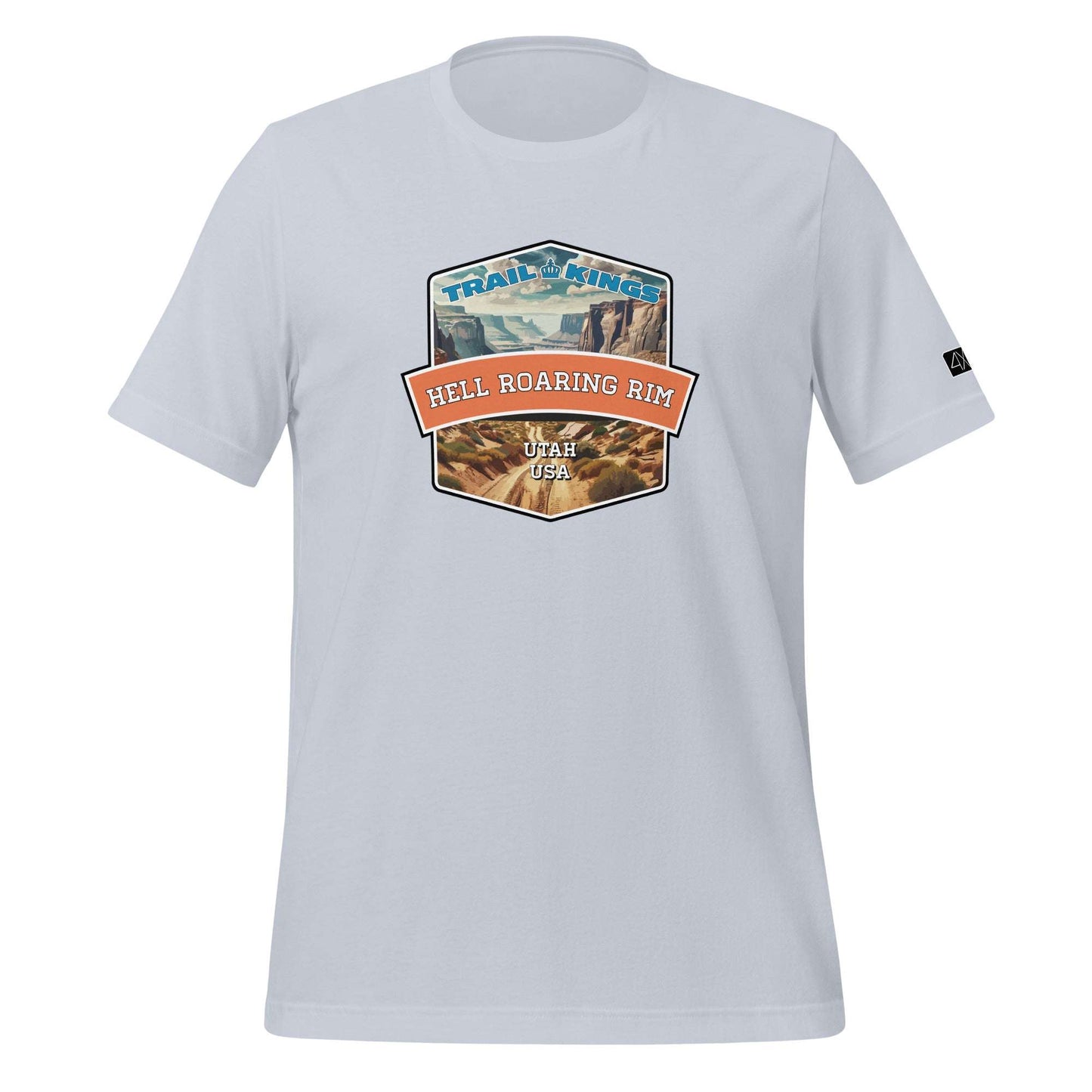 Trail Kings: Hell Roaring Rim - Unisex t-shirt  in  Light Blue / 2XL  -  4XOD