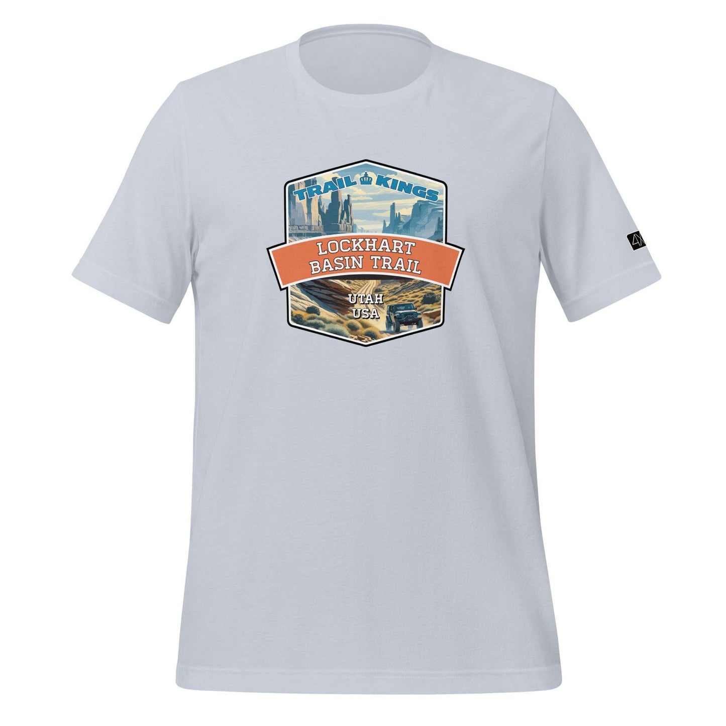 Trail Kings: Lockhart Basin Trail - Unisex t-shirt  in  Light Blue / 2XL  -  4XOD