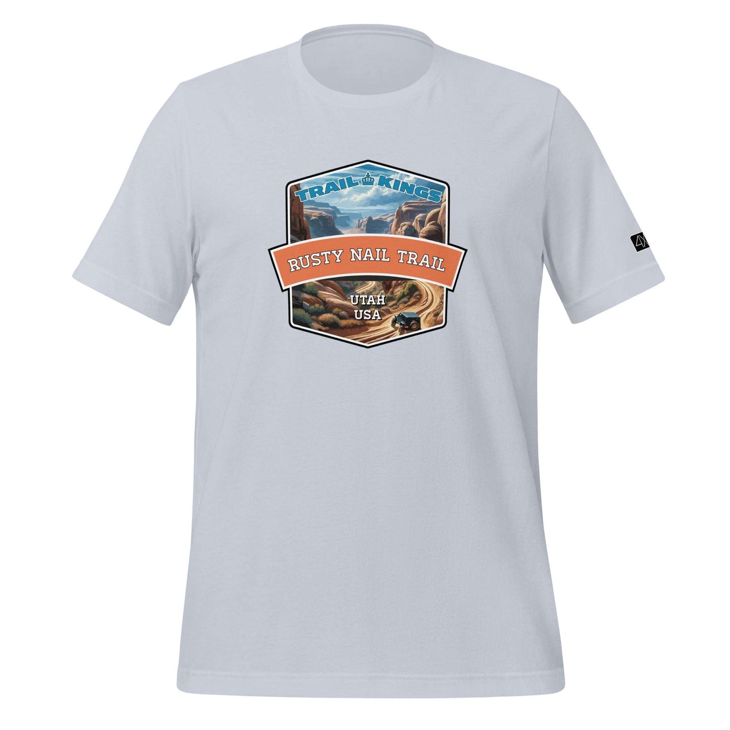 Trail Kings: Rusty Nail Trail - Unisex t-shirt  in  Light Blue / 2XL  -  4XOD