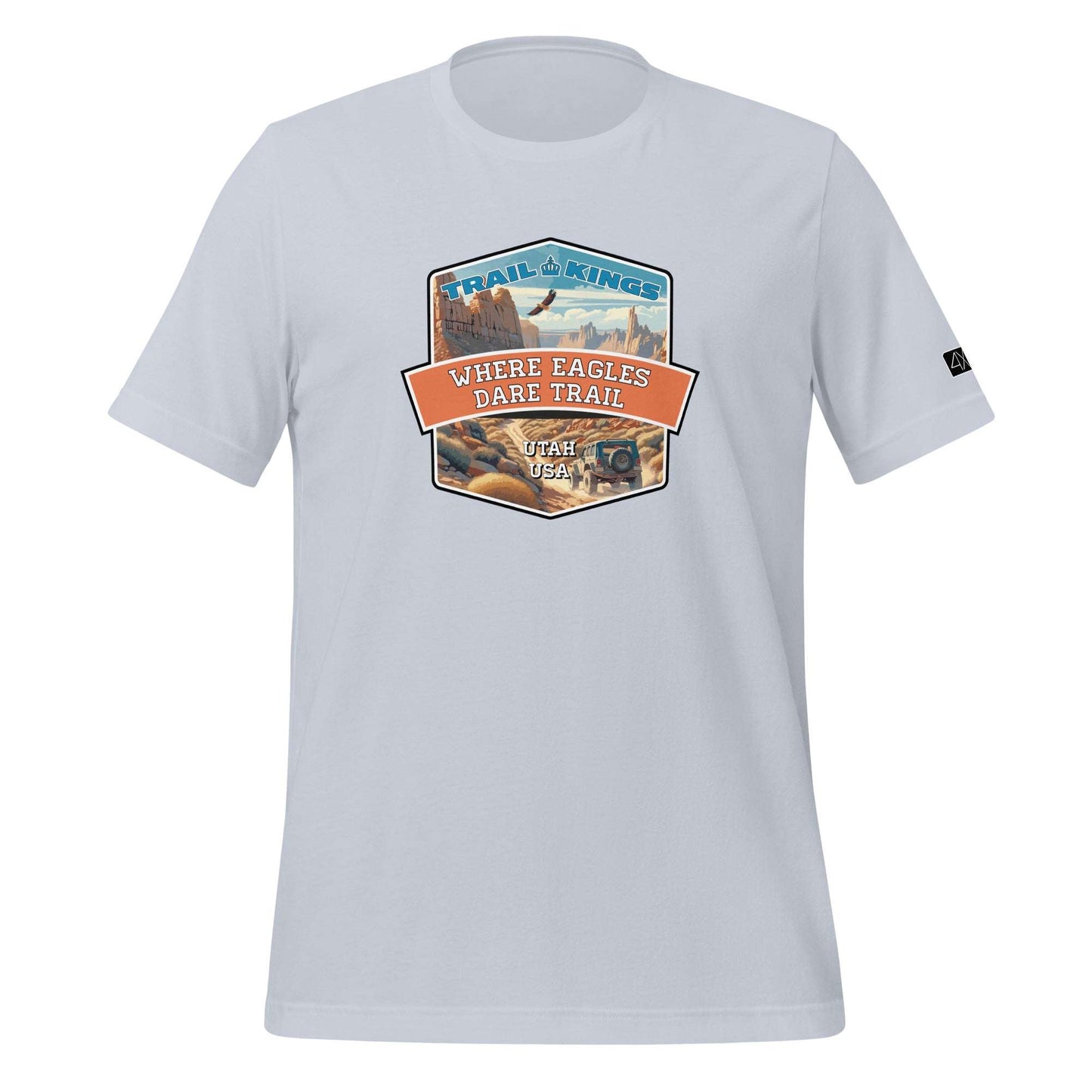 Trail Kings: Where Eagles Dare Trail - Unisex t-shirt  in  Light Blue / 2XL  -  4XOD