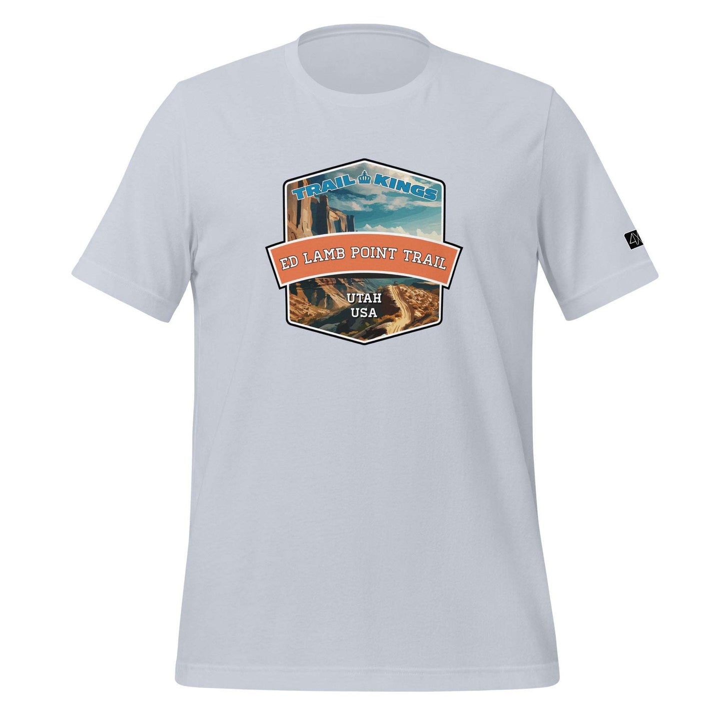 Trail Kings: Ed Lamb Point Trail - Unisex t-shirt  in  Light Blue / 2XL  -  4XOD