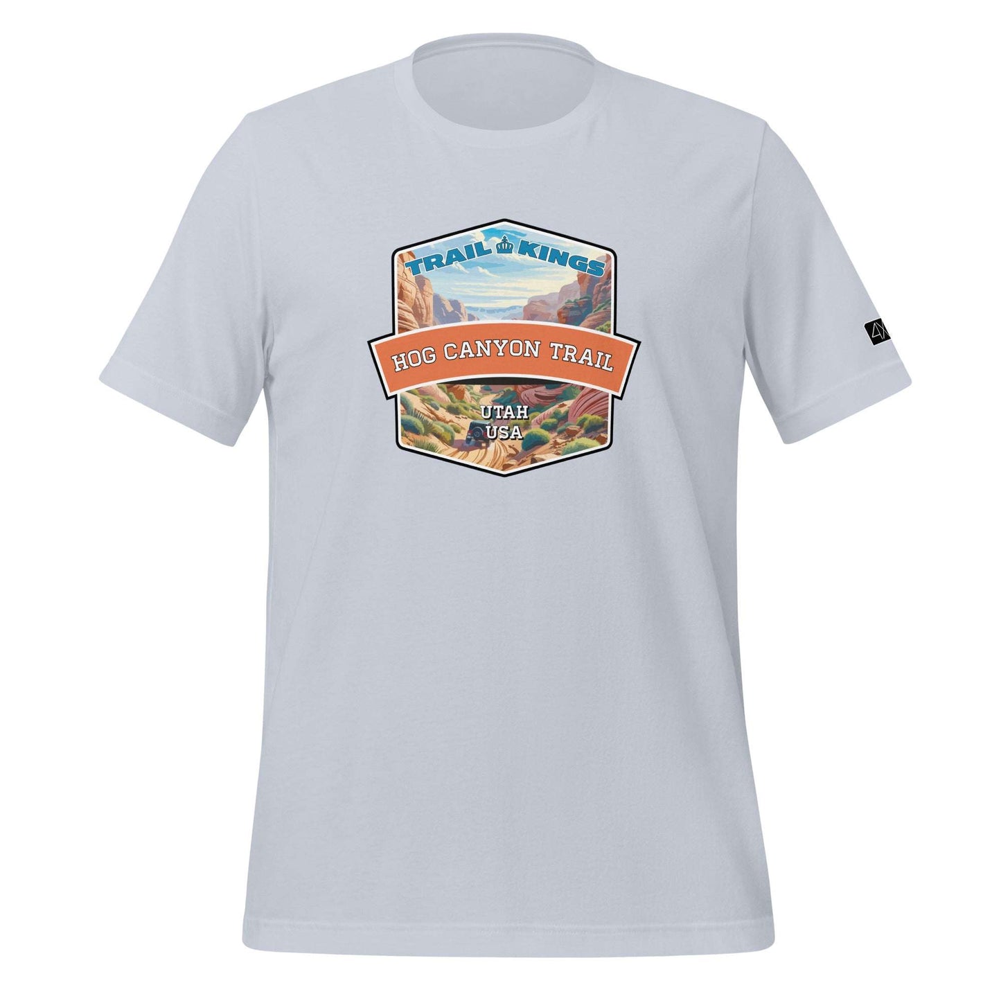 Trail Kings: Hog Canyon Trail - Unisex t-shirt  in  Light Blue / 2XL  -  4XOD