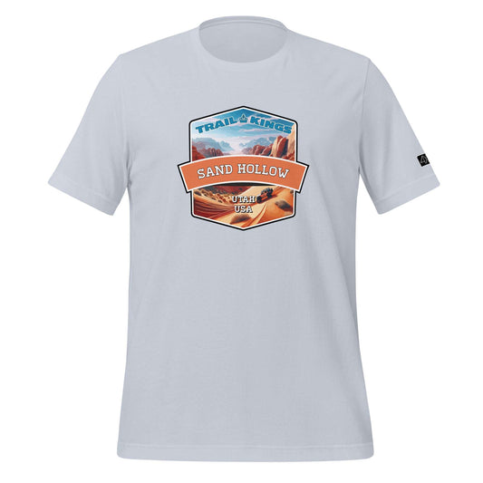 Trail Kings: Sand Hollow - Unisex t-shirt  in  Light Blue / 2XL  -  4XOD