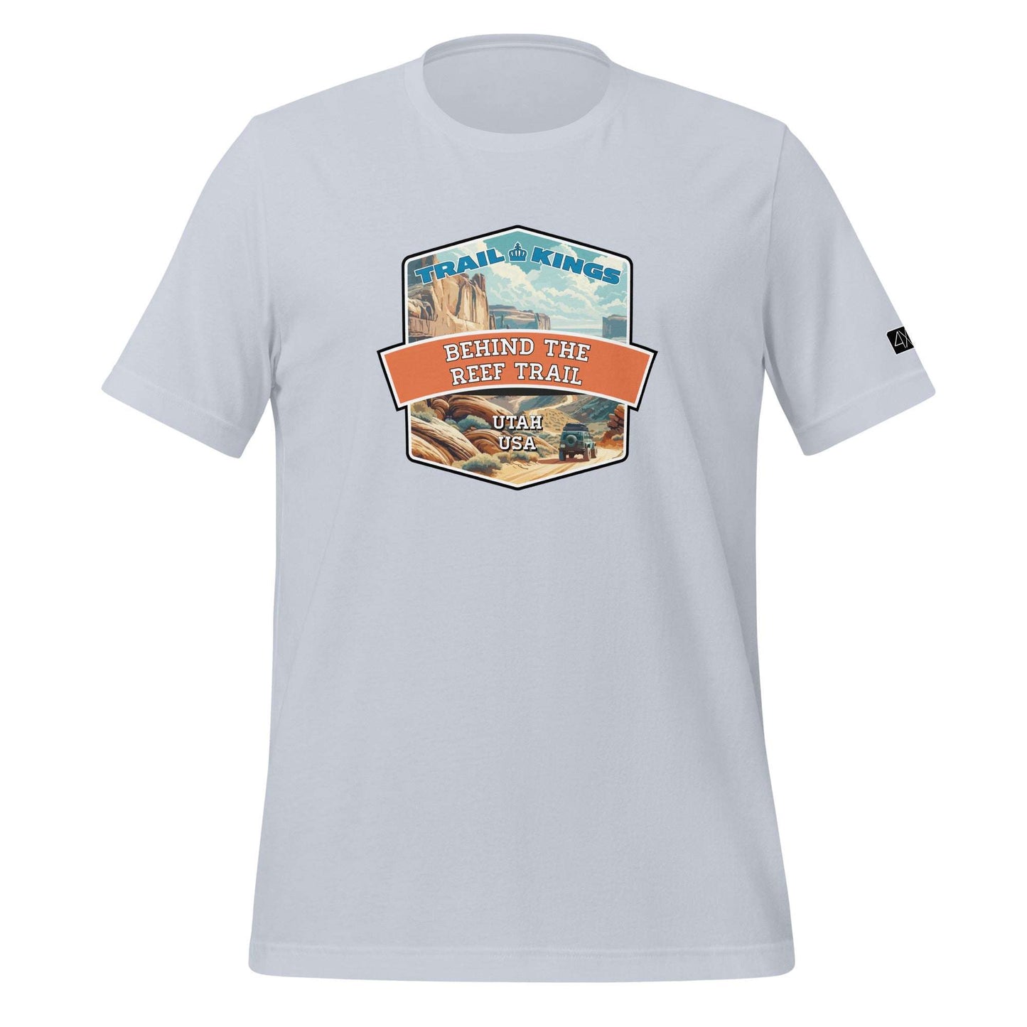 Trail Kings: Behind the Reef Trail - Unisex t-shirt  in  Light Blue / 2XL  -  4XOD