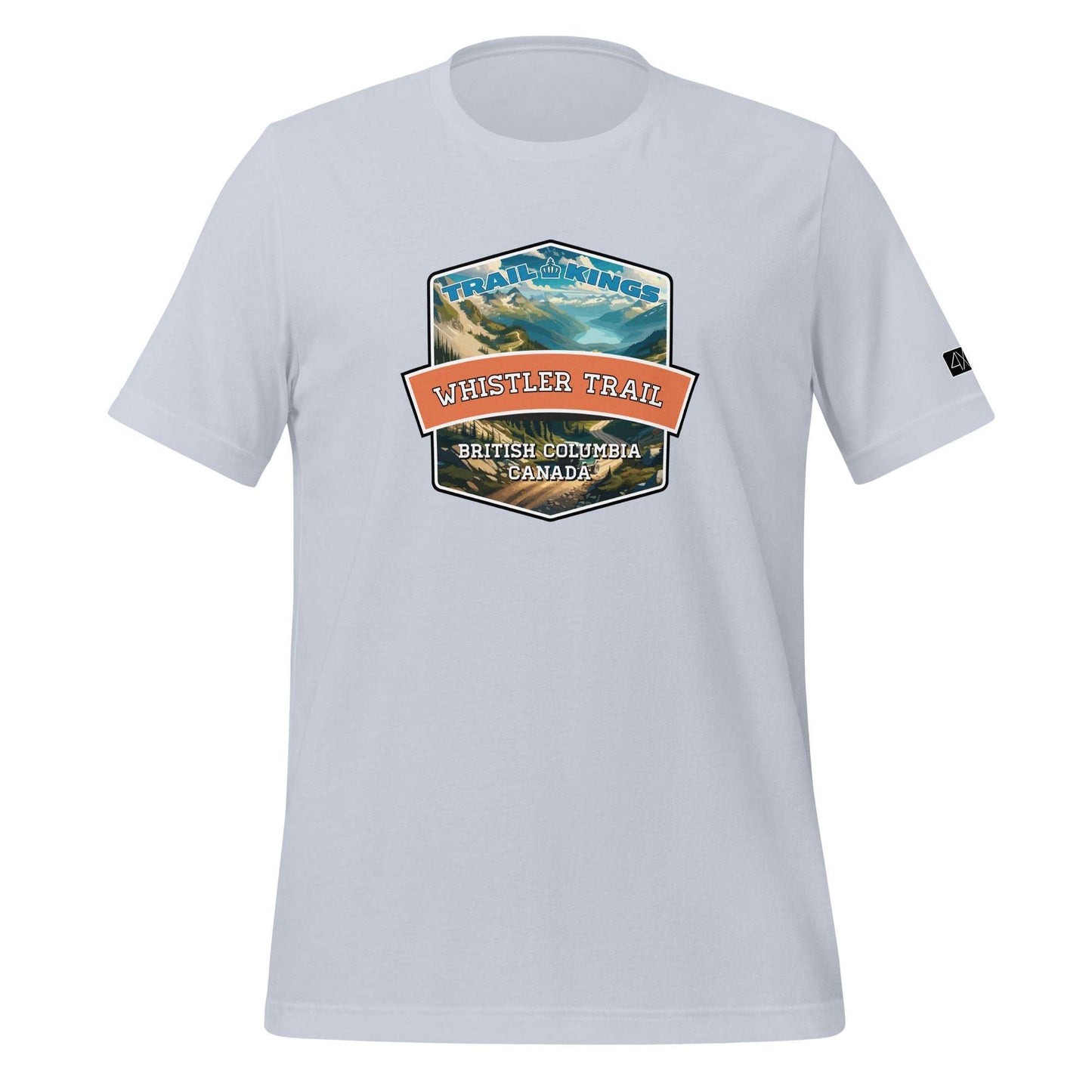 Trail Kings: Whistler Trail - Unisex t-shirt  in  Light Blue / 2XL  -  4XOD