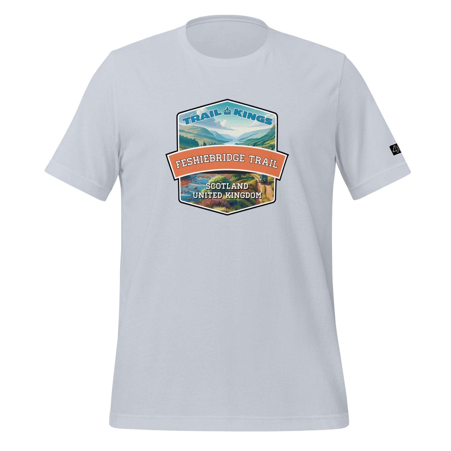 Trail Kings: Feshiebridge Trail - Unisex t-shirt  in  Light Blue / 2XL  -  4XOD