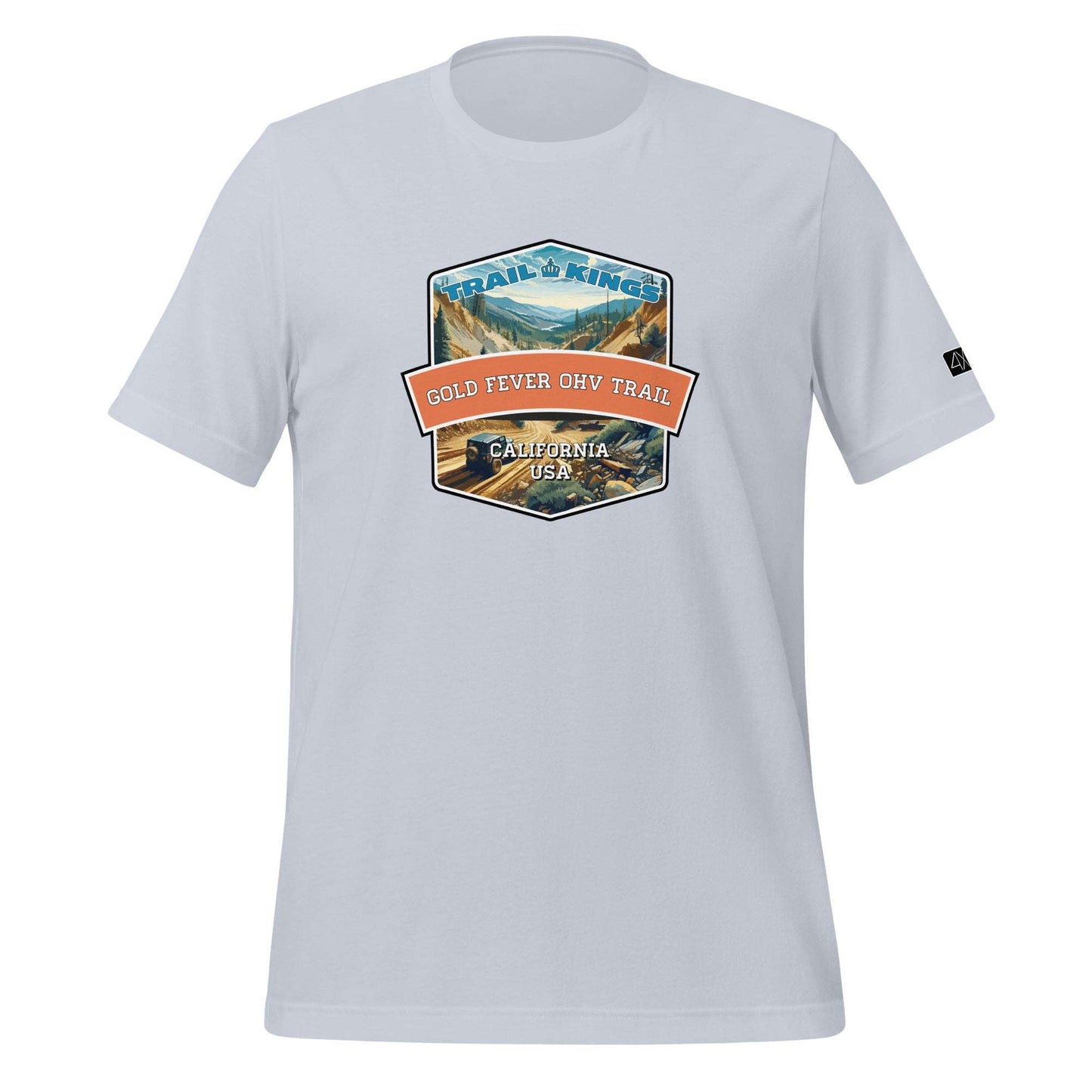 Trail Kings: Gold Fever OHV Trail - Unisex t-shirt  in  Light Blue / 2XL  -  4XOD