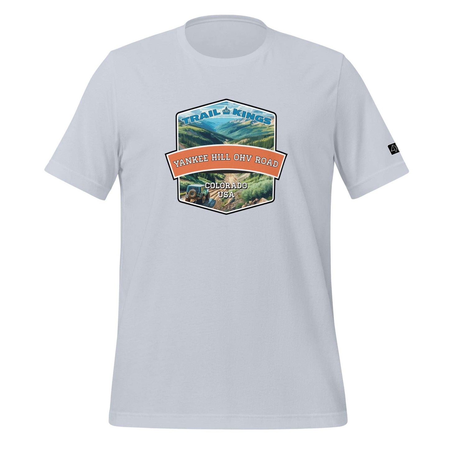 Trail Kings: Yankee Hill OHV Road - Unisex t-shirt  in  Light Blue / 2XL  -  4XOD