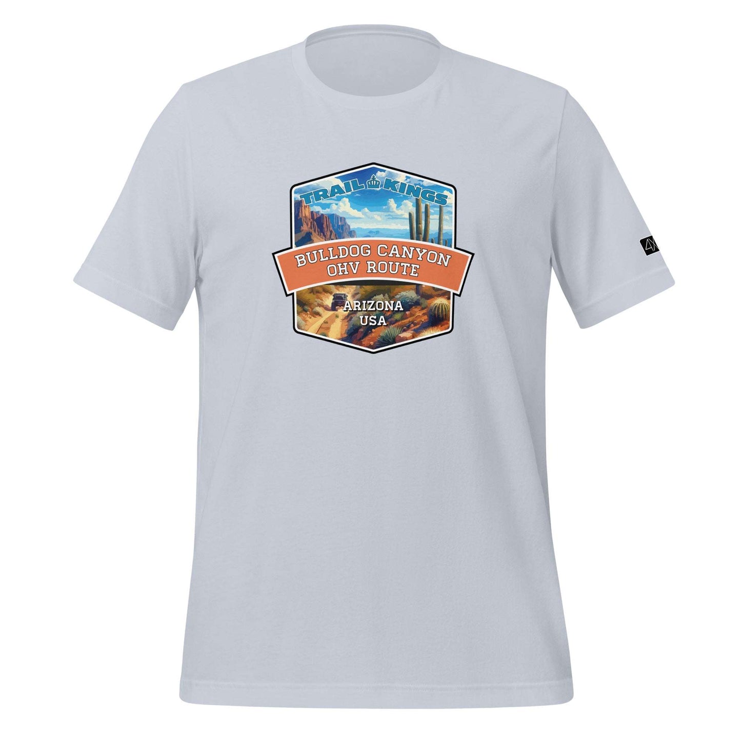 Trail Kings: Bulldog Canyon OHV Route - Unisex t-shirt  in  Light Blue / 2XL  -  4XOD