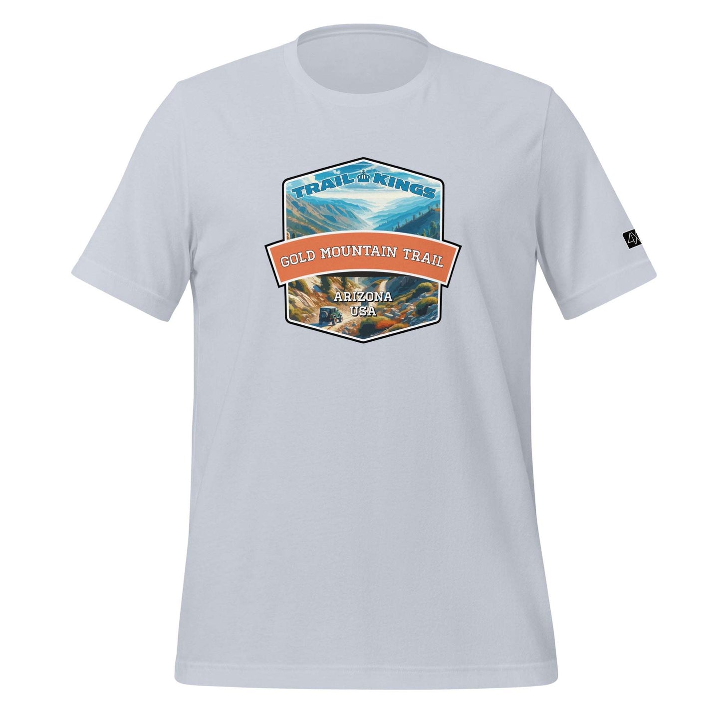 Trail Kings: Gold Mountain Trail - Unisex t-shirt  in  Light Blue / 2XL  -  4XOD