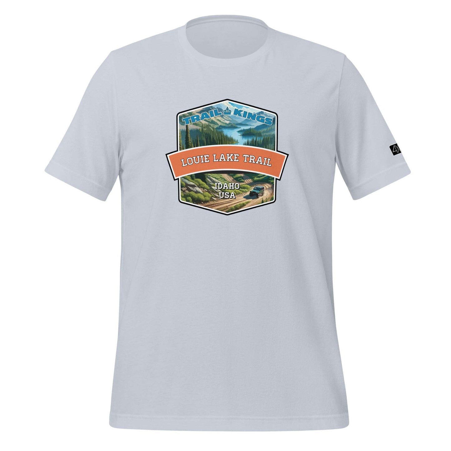 Trail Kings: Louie Lake Trail - Unisex t-shirt  in  Light Blue / 2XL  -  4XOD