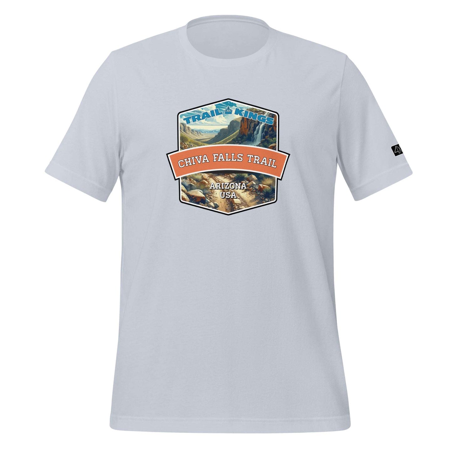 Trail Kings: Chiva Falls Trail - Unisex t-shirt  in  Light Blue / 2XL  -  4XOD