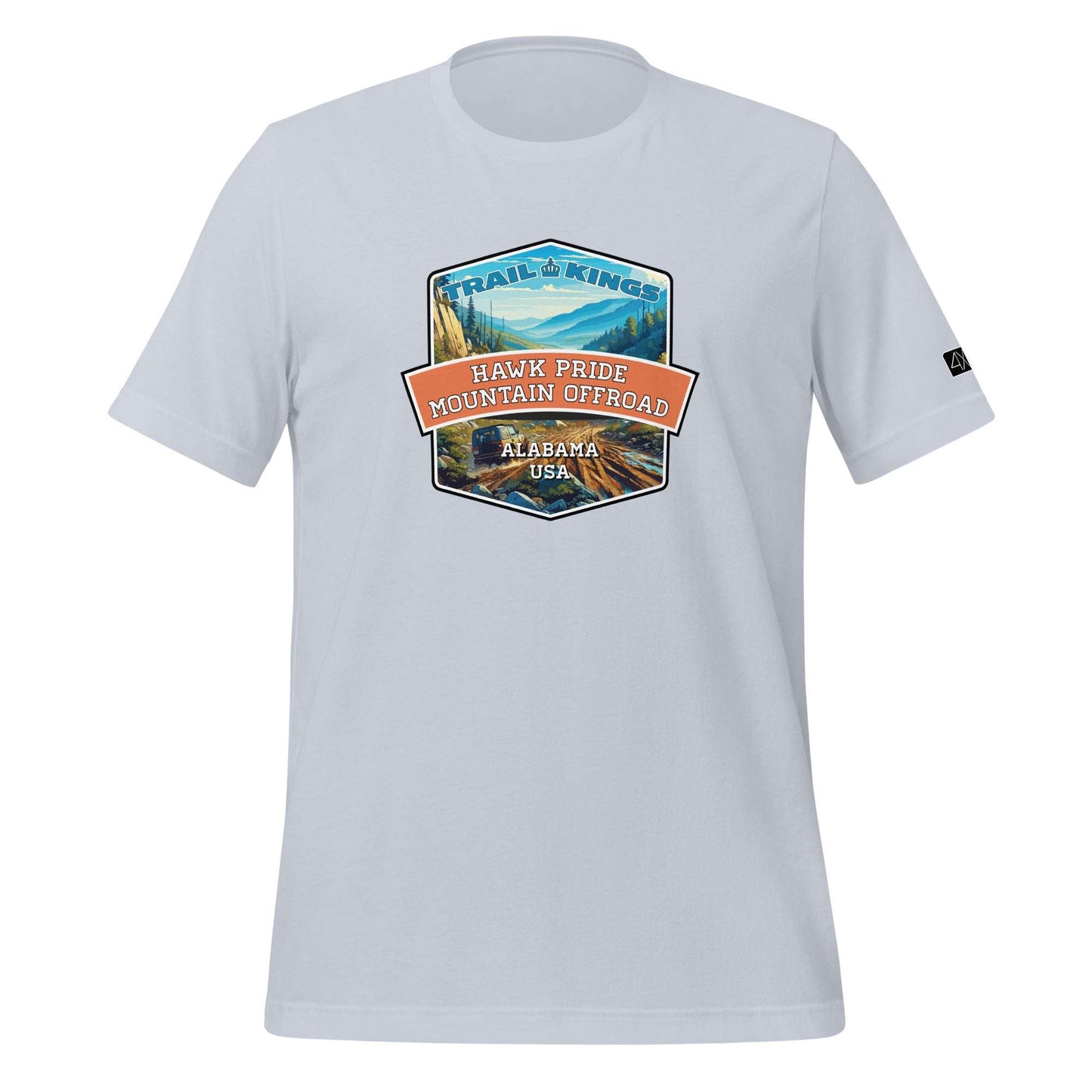 Trail Kings: Hawk Pride Mountain Offroad - Unisex t-shirt  in  Light Blue / 2XL  -  4XOD