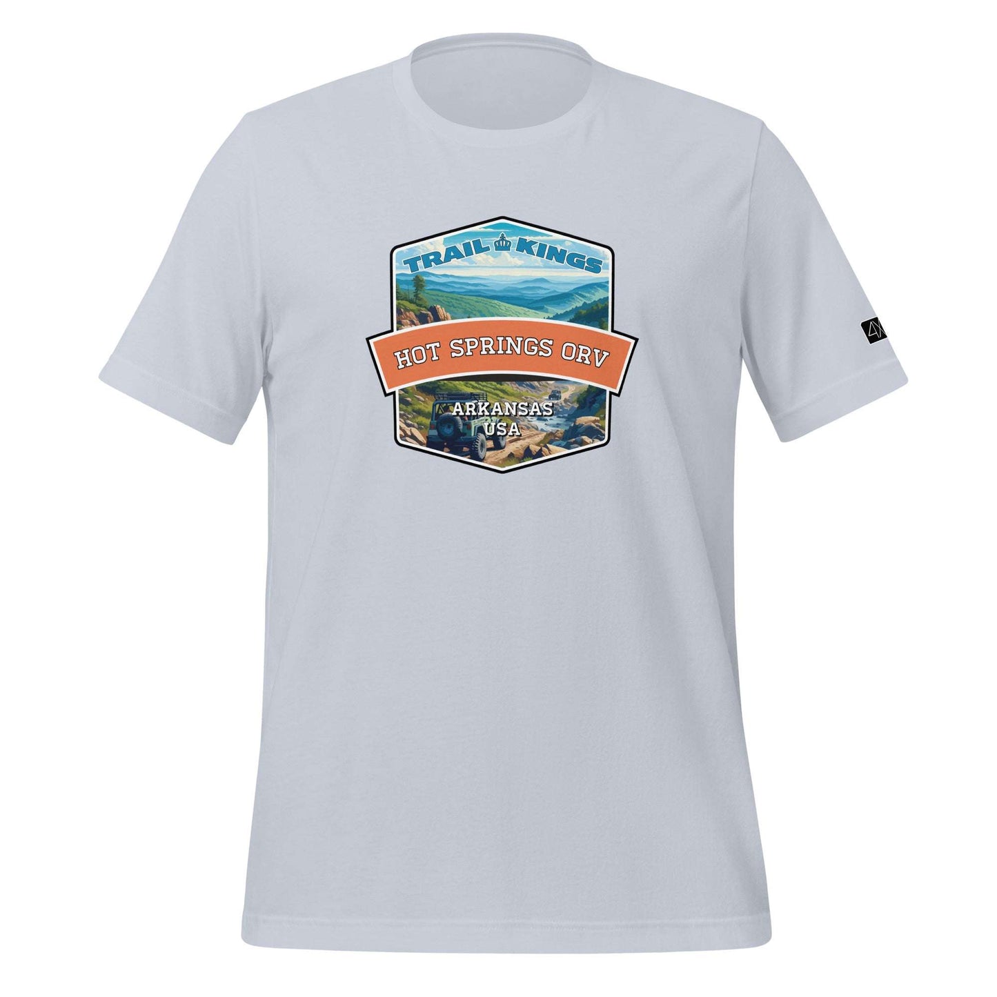 Trail Kings: Hot Springs ORV - Unisex t-shirt  in  Light Blue / 2XL  -  4XOD