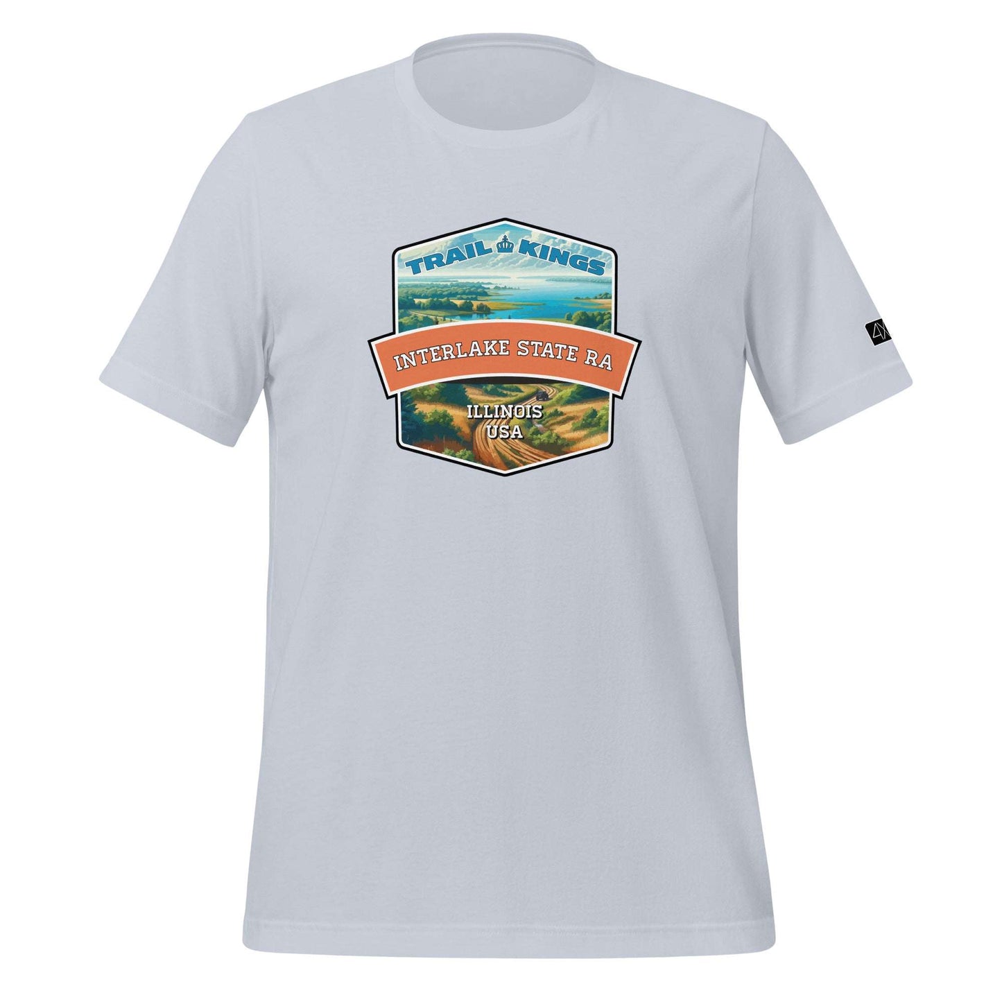 Trail Kings: Interlake State Recreation Area - Unisex t-shirt  in  Light Blue / 2XL  -  4XOD