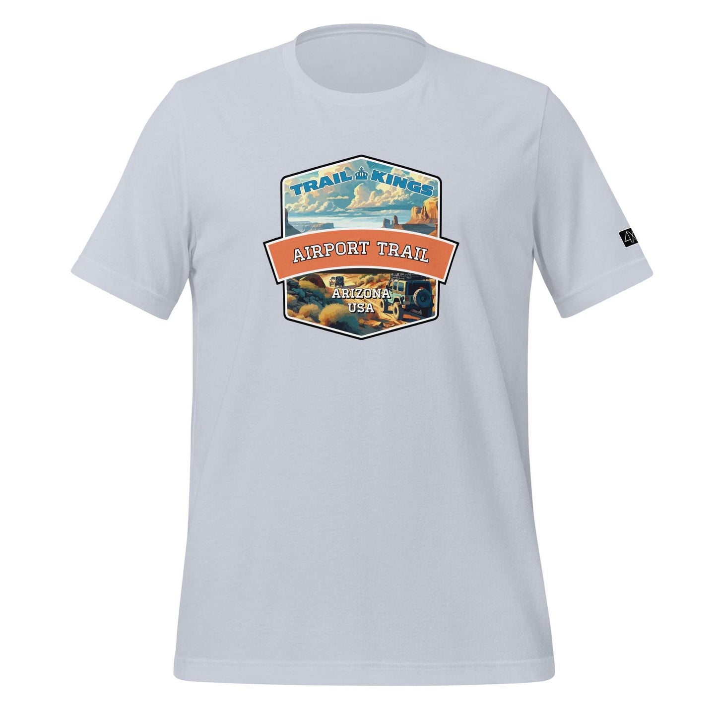 Trail Kings: Airport Trail - Unisex t-shirt  in  Light Blue / 2XL  -  4XOD