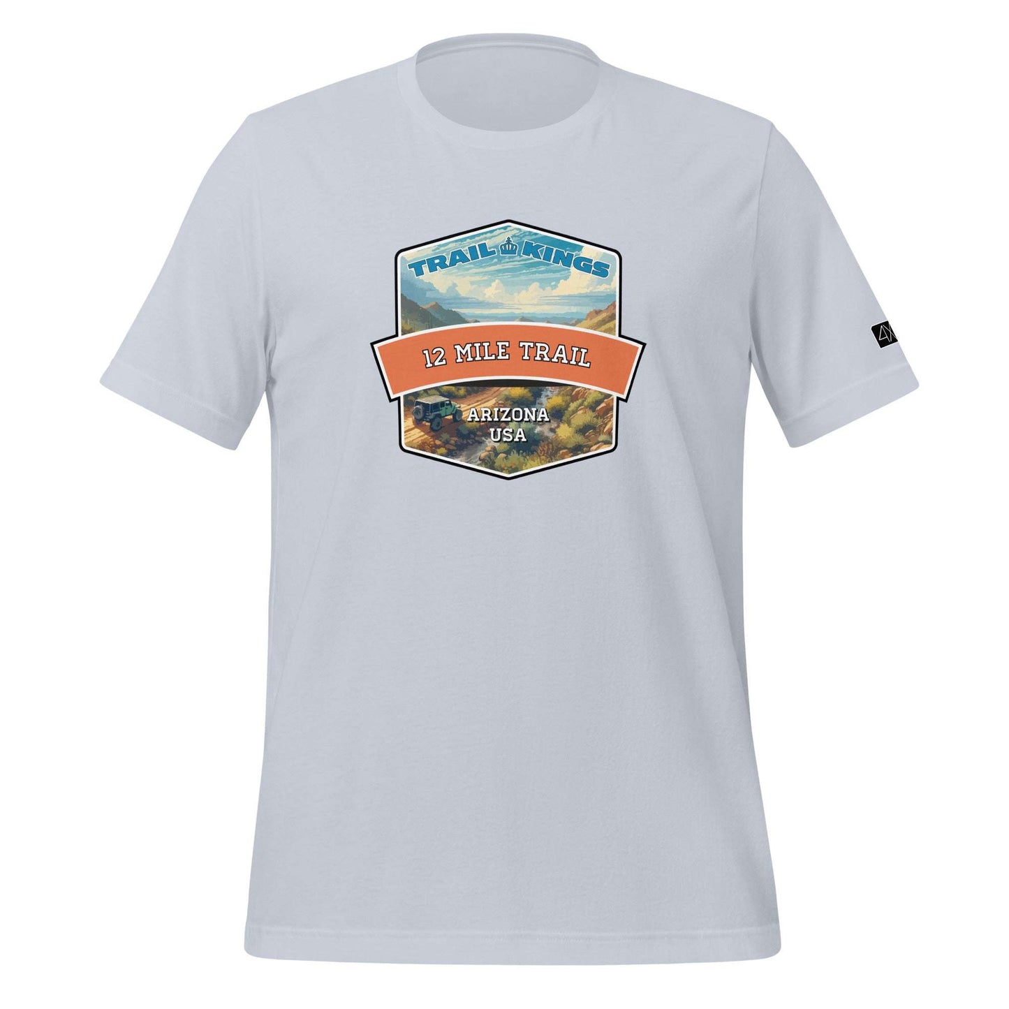 Trail Kings: 12 Mile Trail - Unisex t-shirt  in  Light Blue / 2XL  -  4XOD