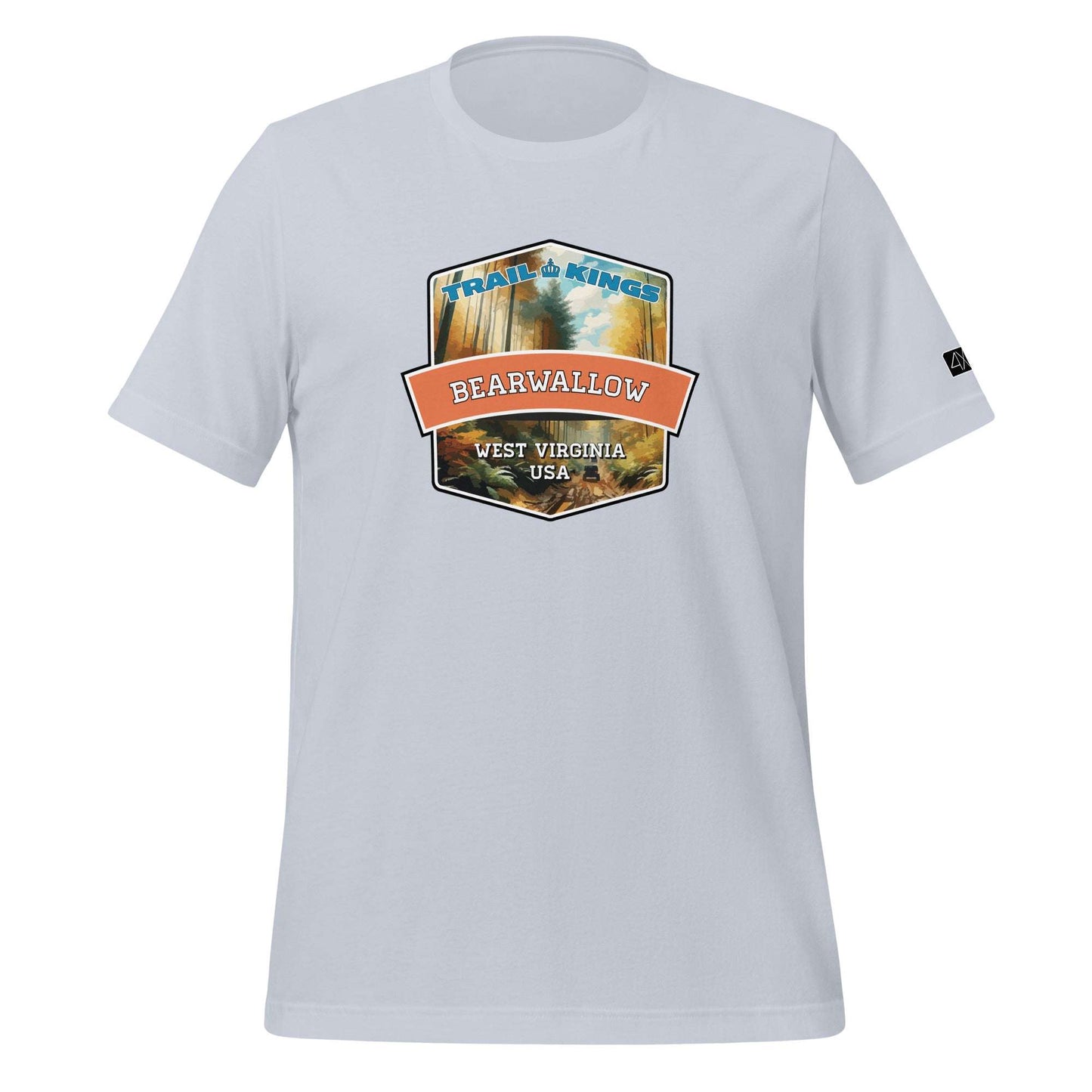 Trail Kings: Bearwallow - Unisex t-shirt  in  Light Blue / 2XL  -  4XOD