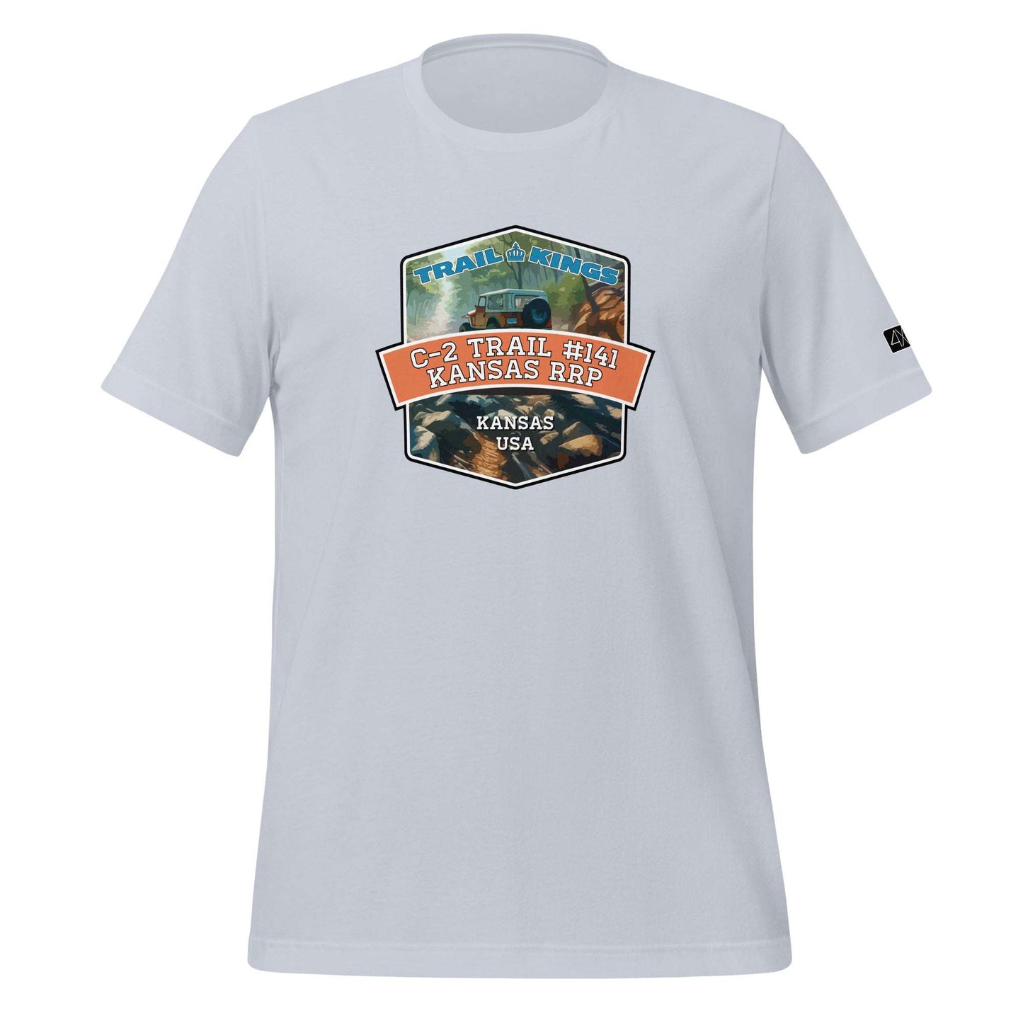 Trail Kings: C-2 Trail #141 Kansas Rocks RP - Unisex t-shirt  in  Light Blue / 2XL  -  4XOD