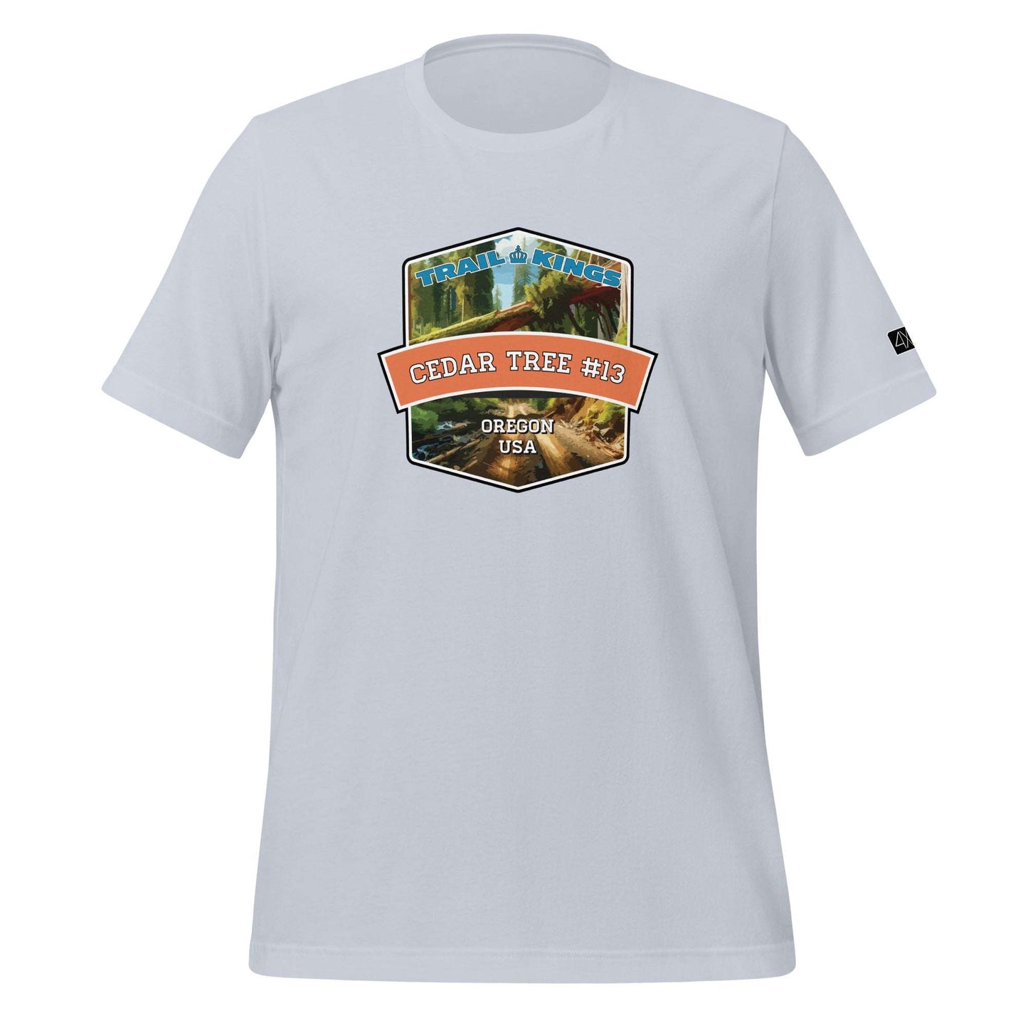 Trail Kings: Cedar Tree #13 - Unisex t-shirt  in  Light Blue / 2XL  -  4XOD