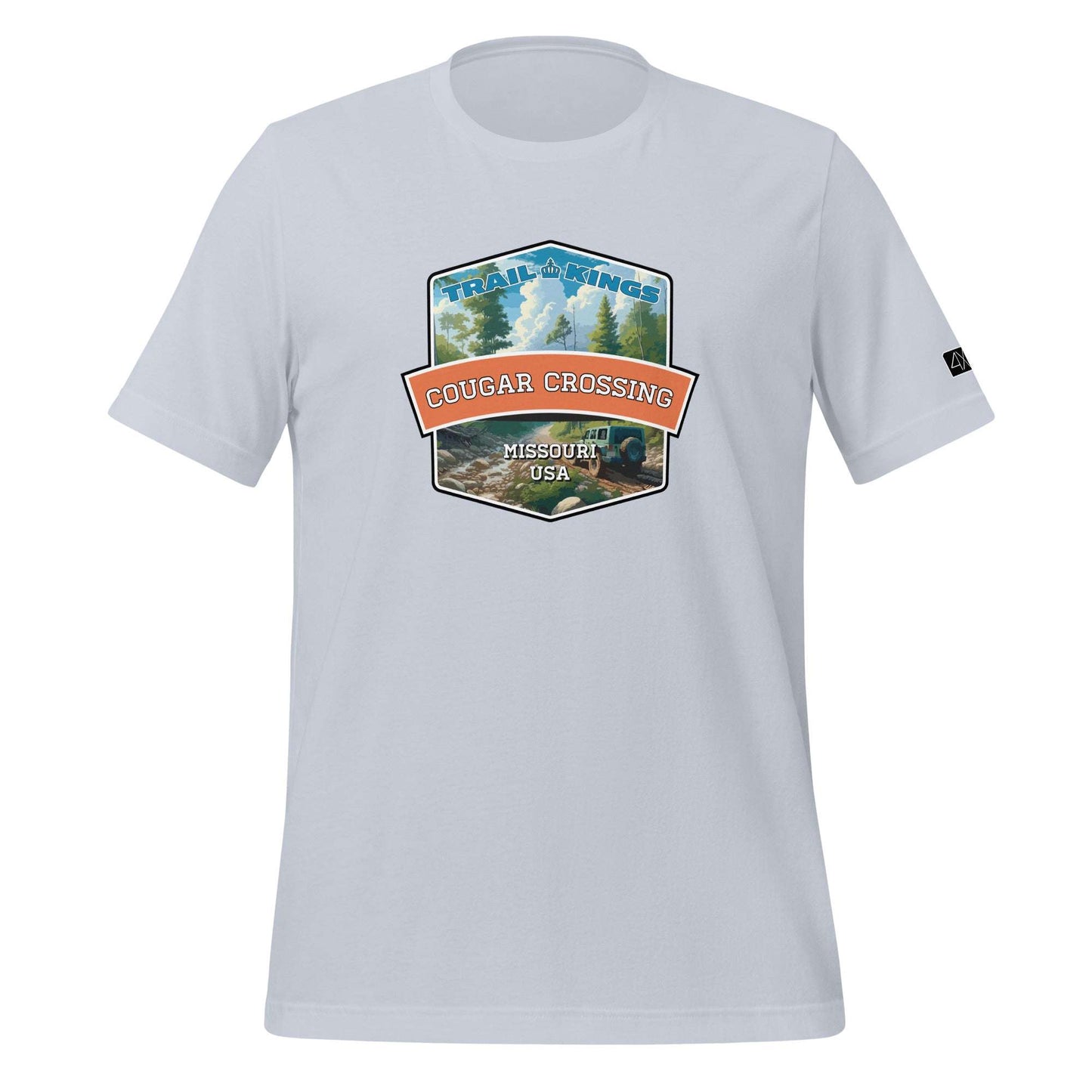 Trail Kings: Cougar Crossing - Unisex t-shirt  in  Light Blue / 2XL  -  4XOD