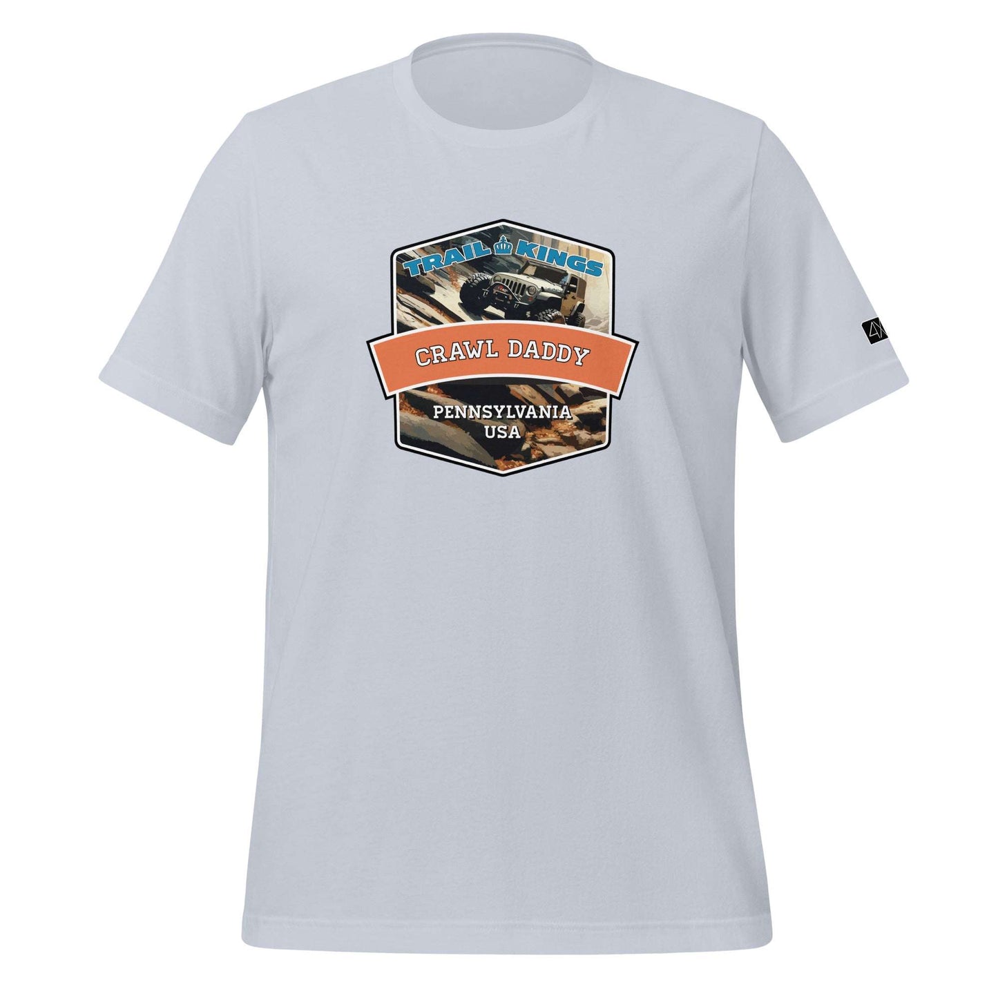 Trail Kings: Crawl Daddy - Unisex t-shirt  in  Light Blue / 2XL  -  4XOD