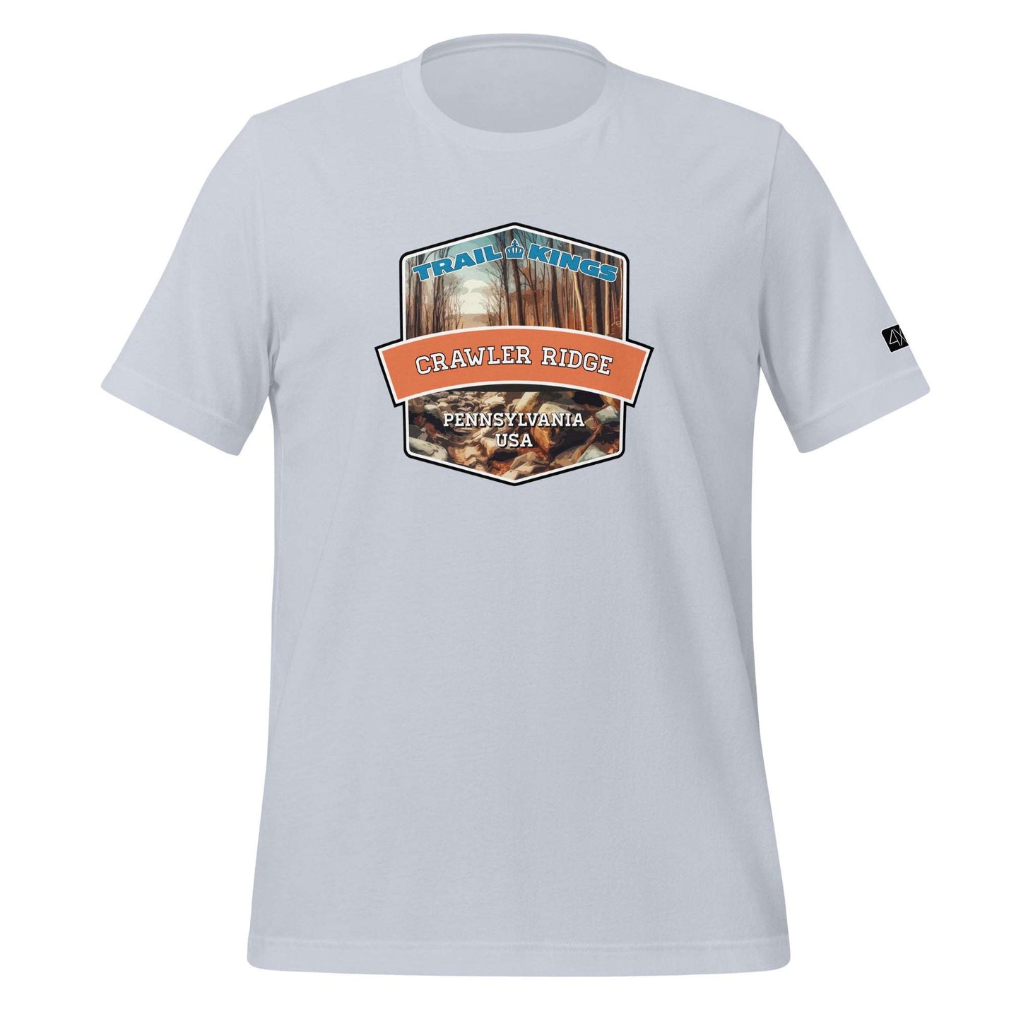 Trail Kings: Crawler Ridge - Unisex t-shirt  in  Light Blue / 2XL  -  4XOD