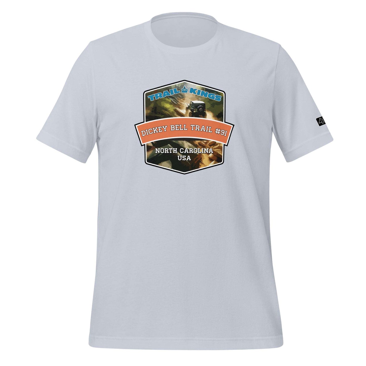 Trail Kings:  Dickey Bell Trail #91 - Unisex t-shirt  in  Light Blue / 2XL  -  4XOD