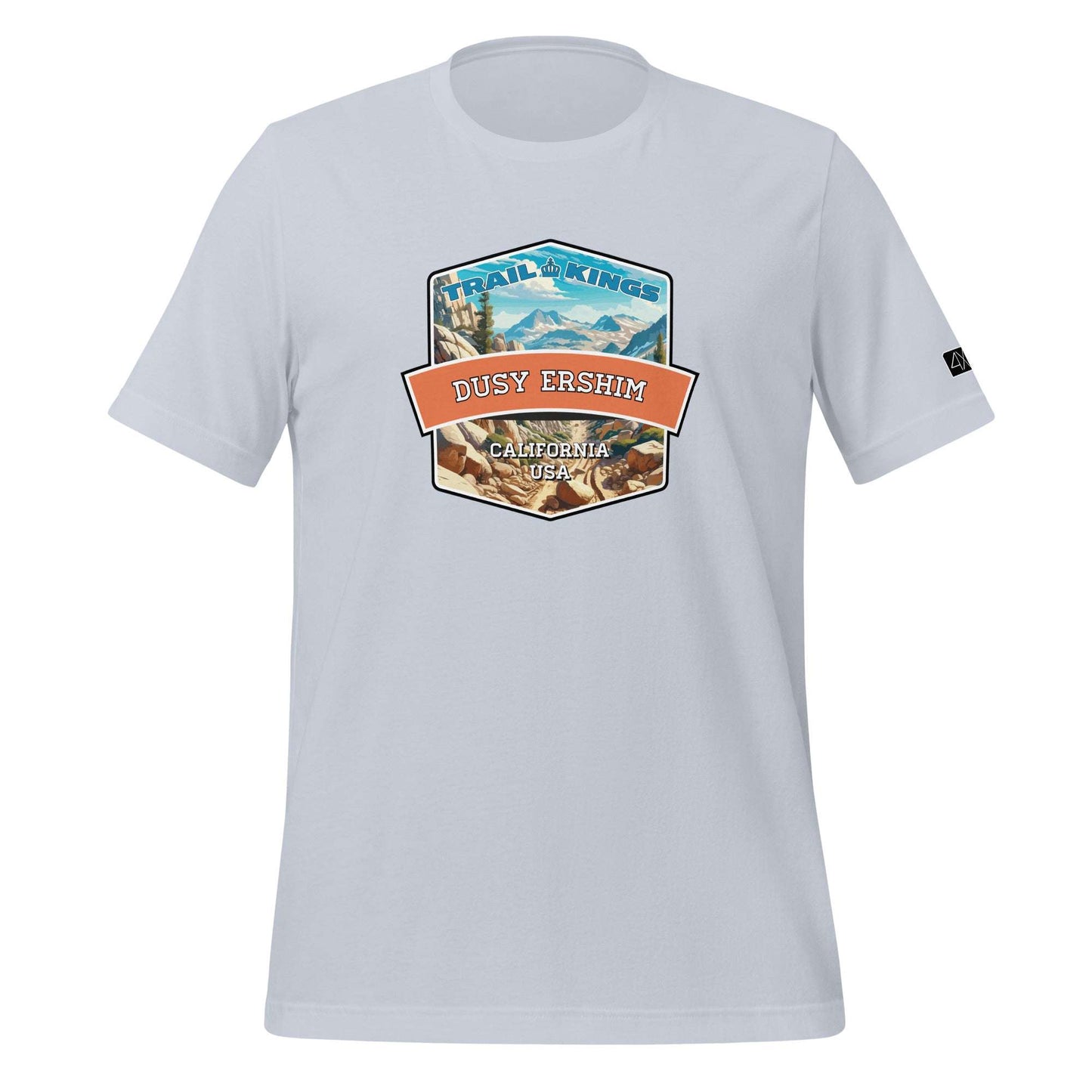 Trail Kings: Dusy Ershim - Unisex t-shirt  in  Light Blue / 2XL  -  4XOD