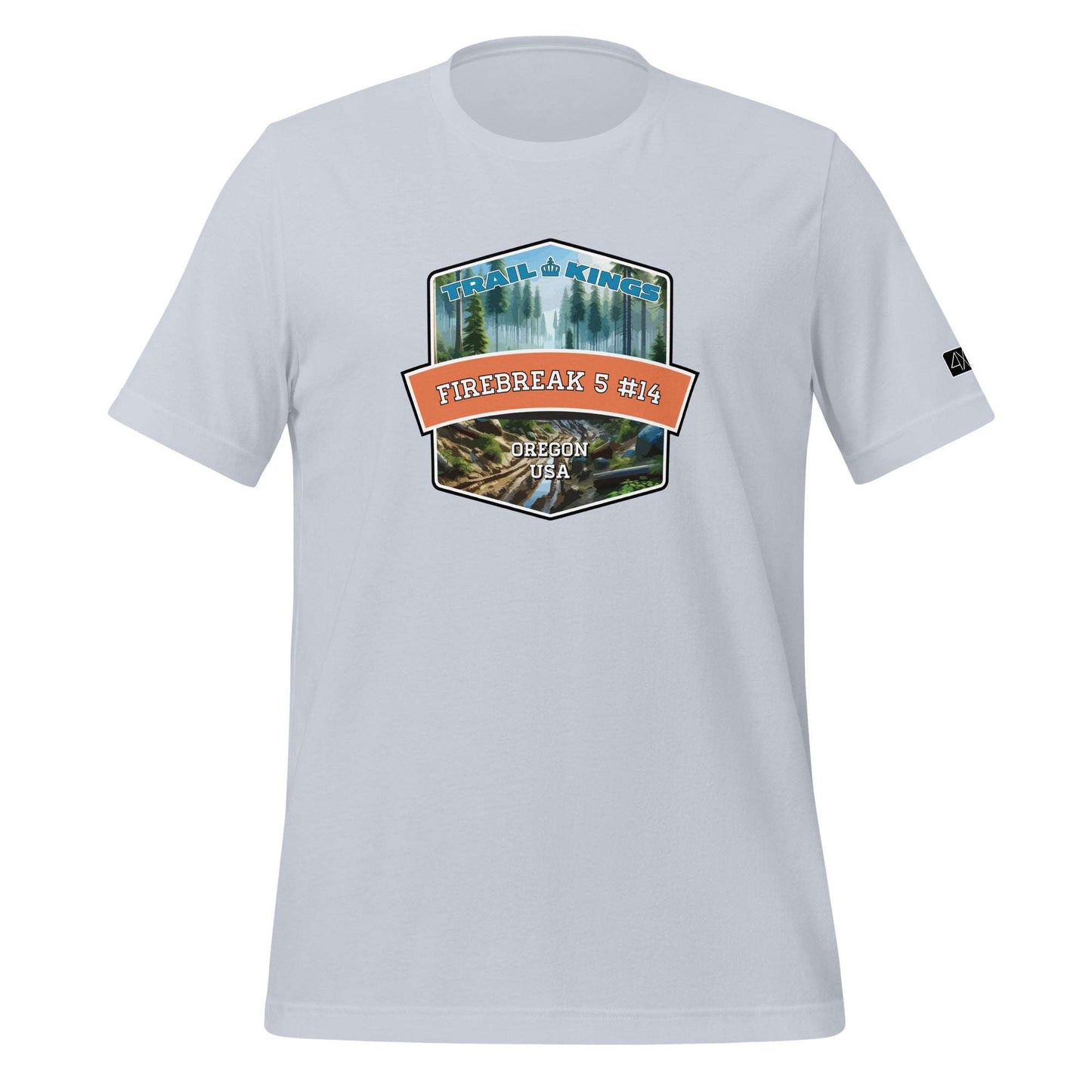 Trail Kings: Firebreak 5 #14 - Unisex t-shirt  in  Light Blue / 2XL  -  4XOD