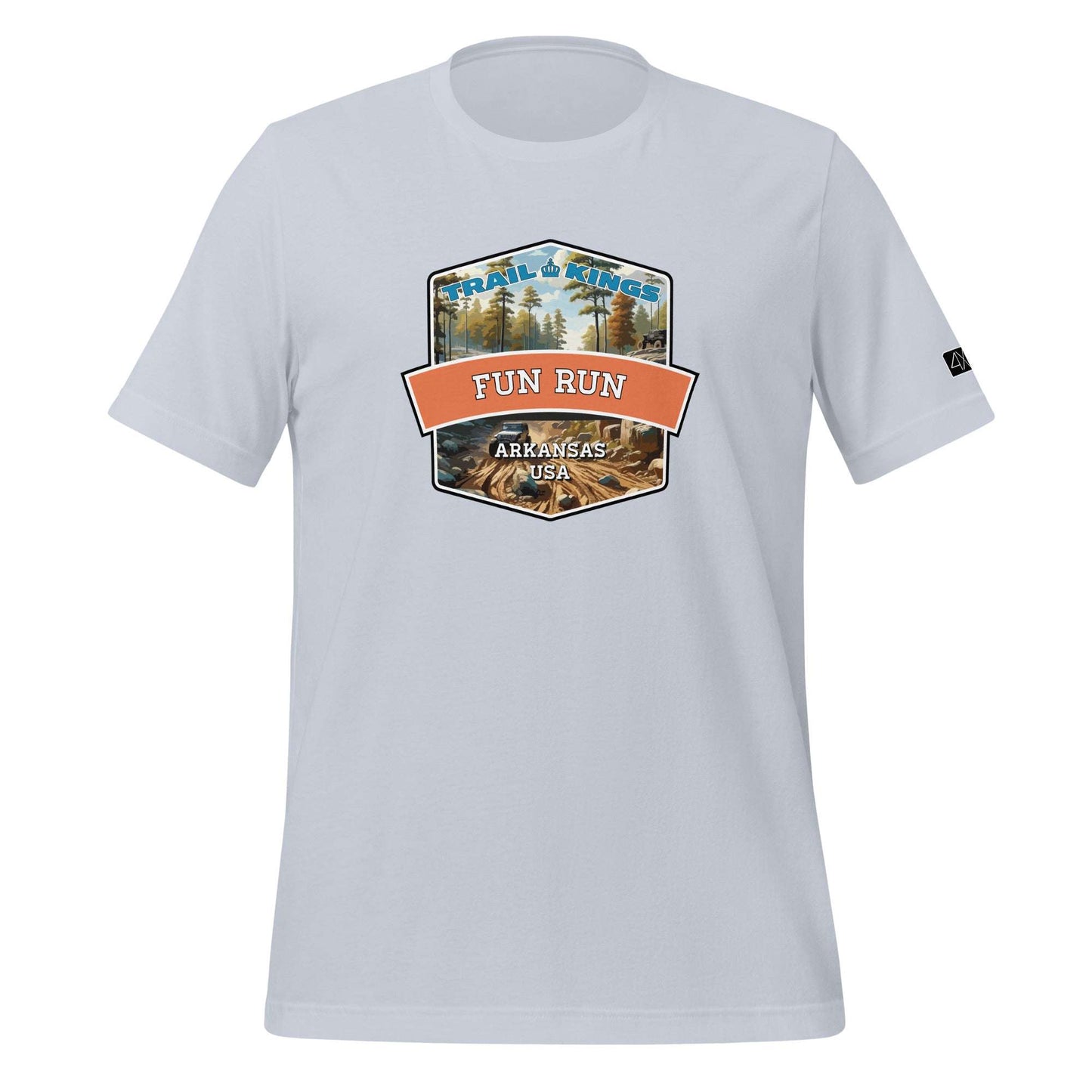 Trail Kings: Fun Run - Unisex t-shirt  in  Light Blue / 2XL  -  4XOD