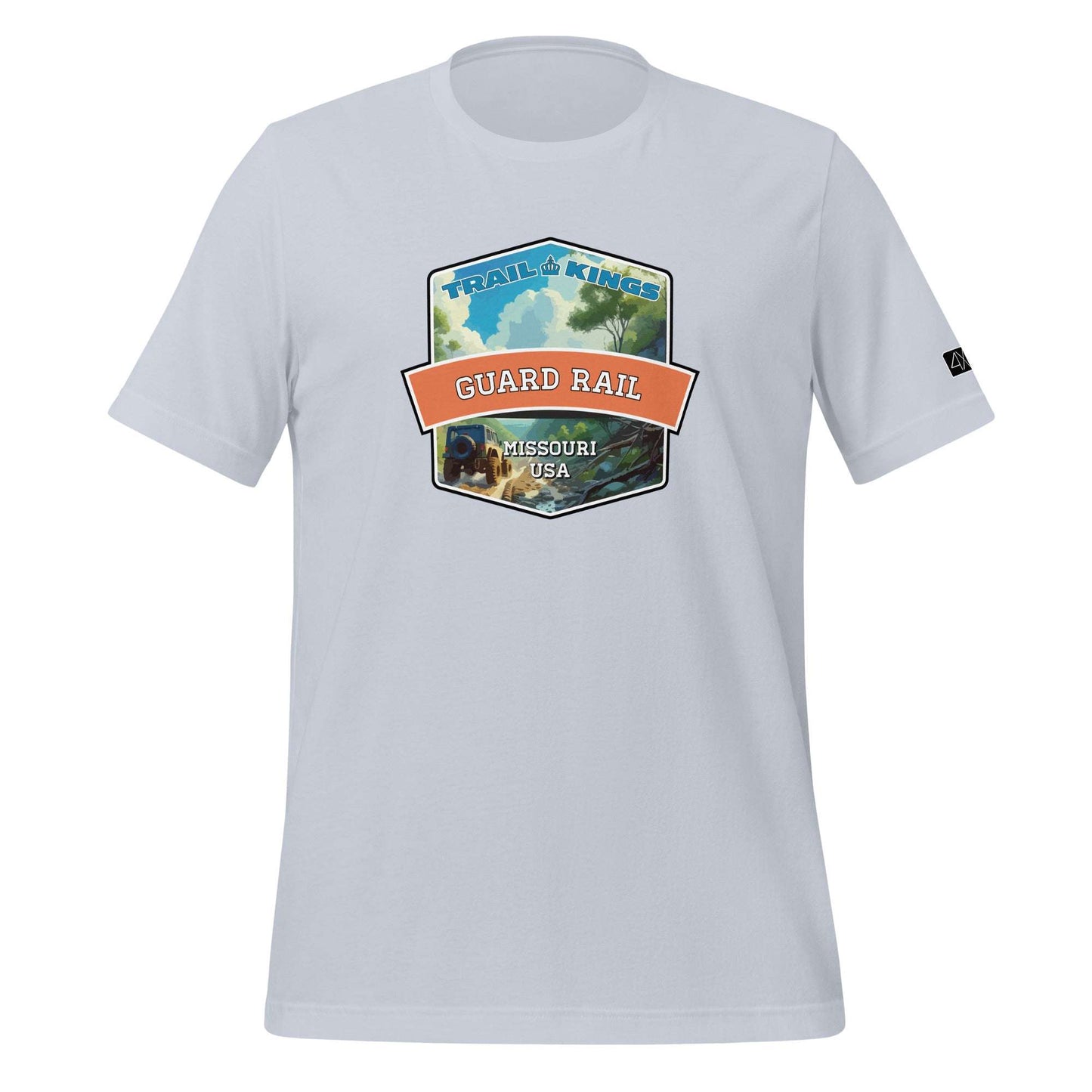 Trail Kings: Guard Rail - Unisex t-shirt  in  Light Blue / 2XL  -  4XOD