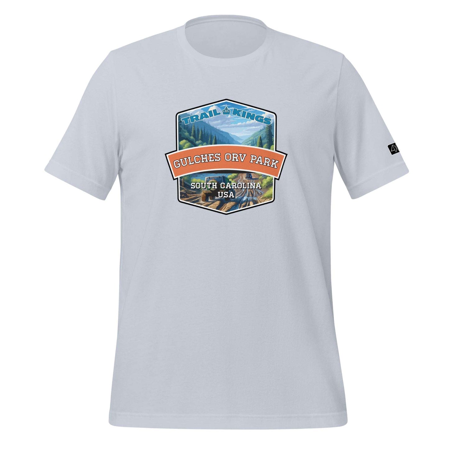 Trail Kings: Gulches Off Road Vehicle Park - Unisex t-shirt  in  Light Blue / 2XL  -  4XOD