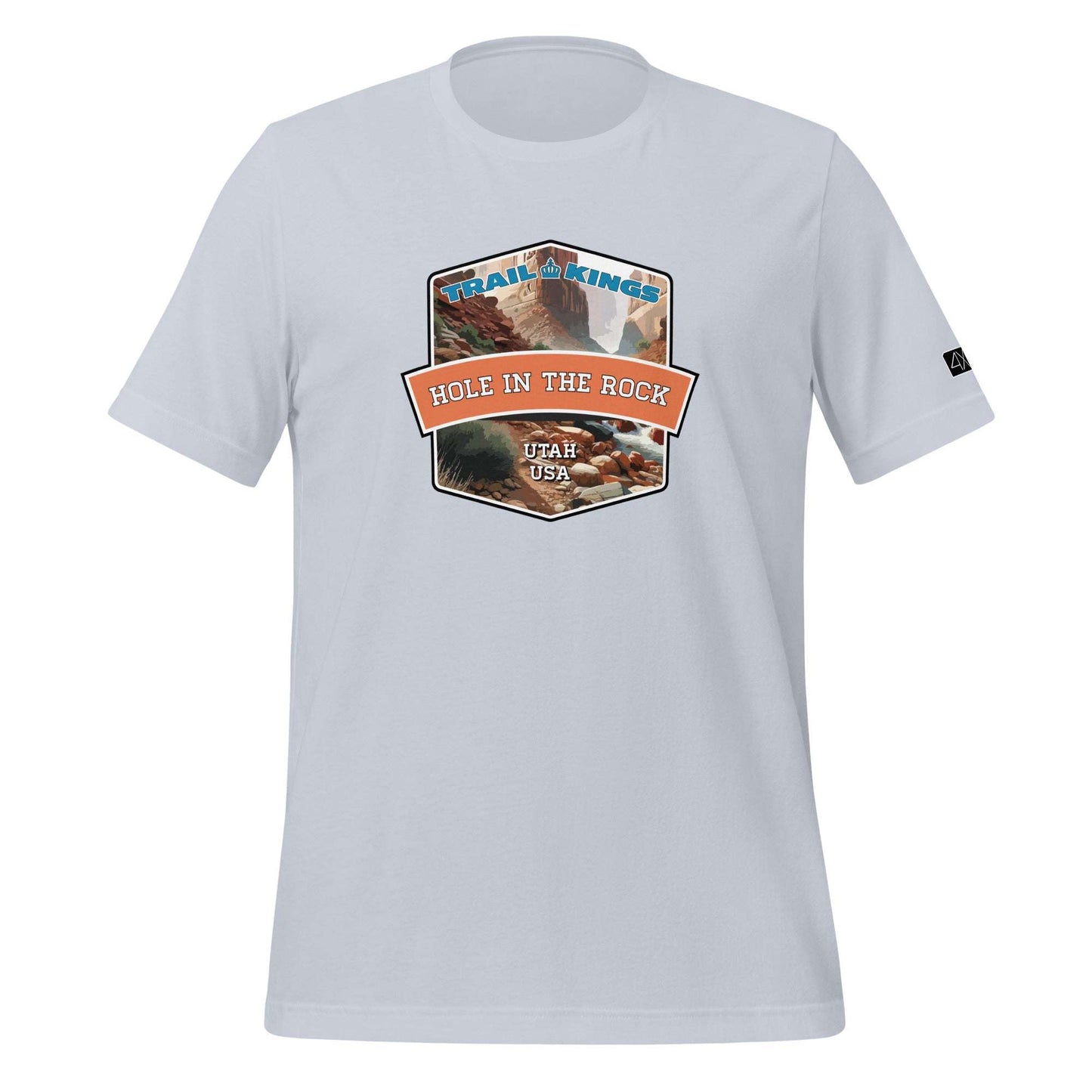 Trail Kings: Hole in the Rock - Unisex t-shirt  in  Light Blue / 2XL  -  4XOD